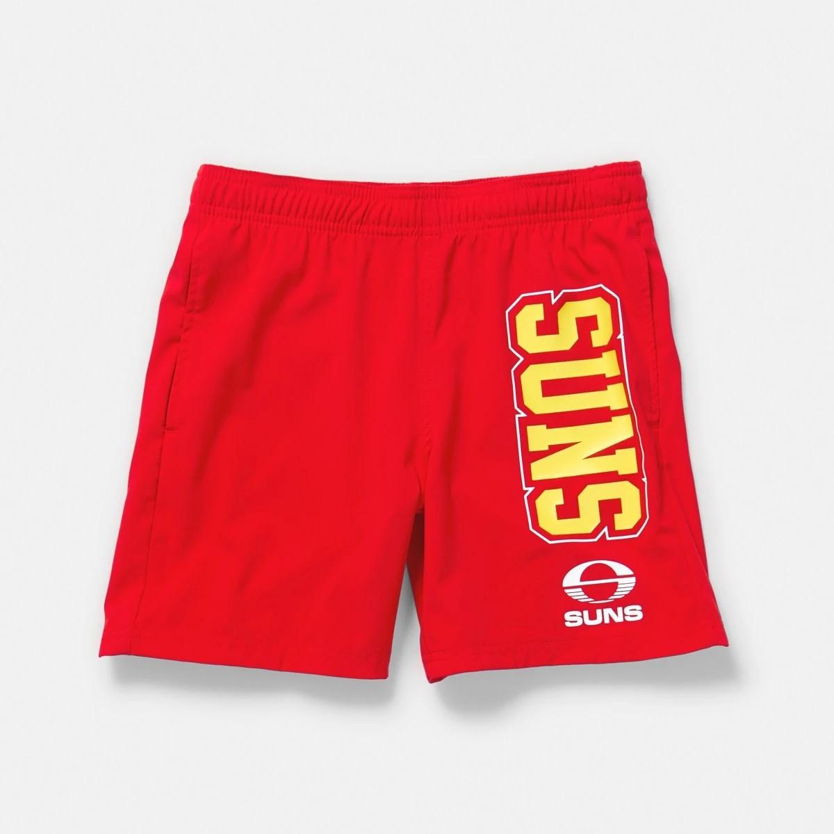 7 Official AFL Kids Shorts Gc Suns, 7 of 8
