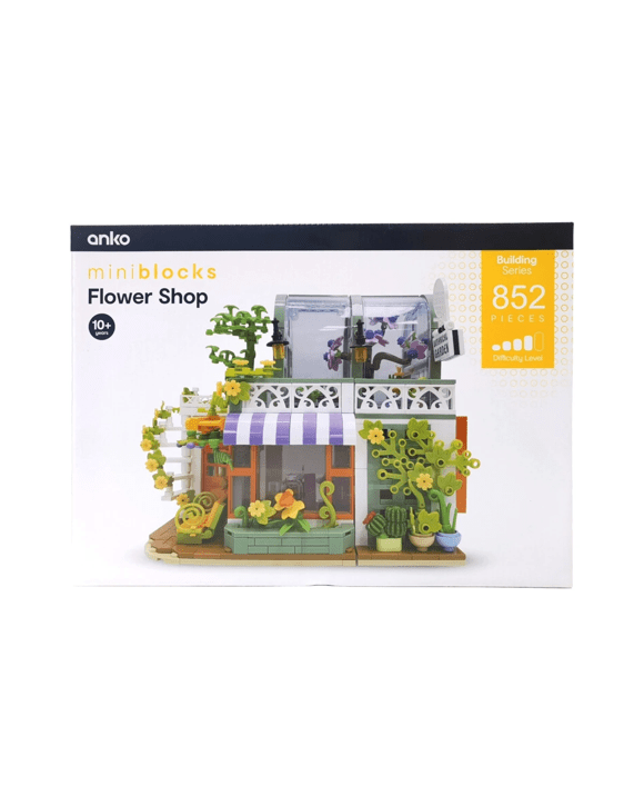 852 Pieces Mini Blocks Building Series: Flower Shop