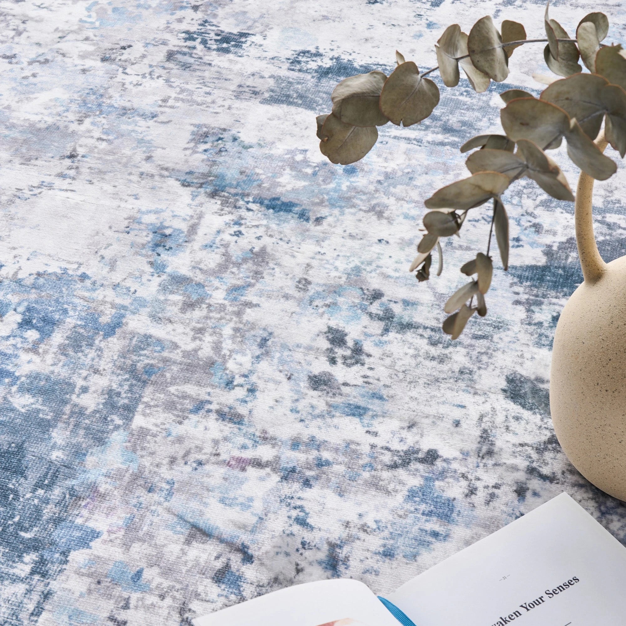 3 Common Ground Rugs Vitality 74 220x150cm - Blue, 3 of 10