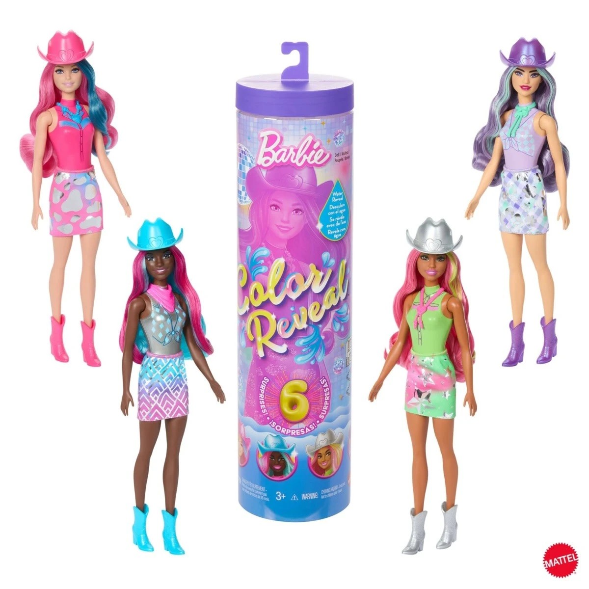 1 Barbie Color Reveal Pop Reveal Shakes Series Doll Playset - Assorted, 1 of 5