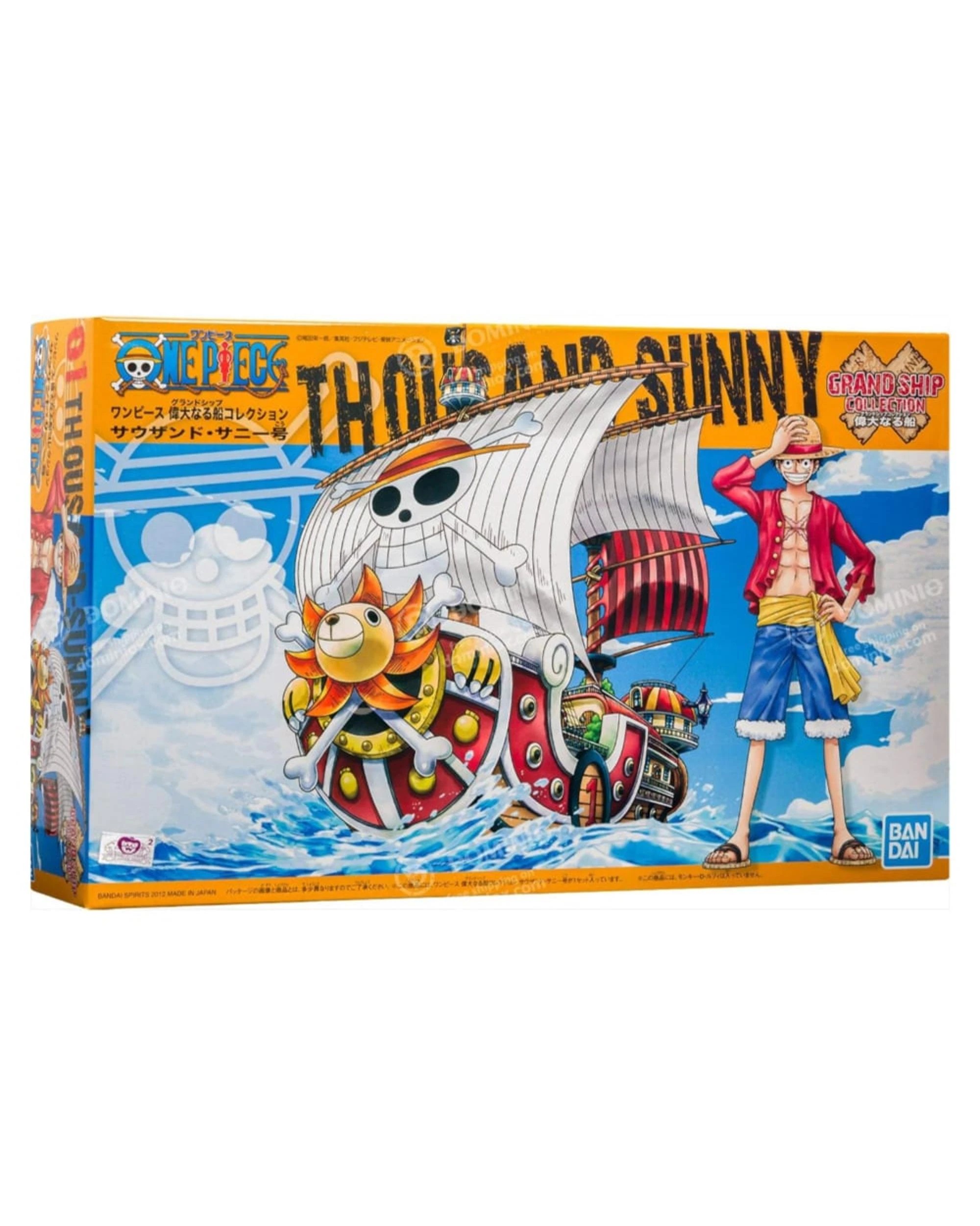 1 Bandai One Piece Grand Ship Collection Thousand Sunny Plastic Model Kit, 1 of 3