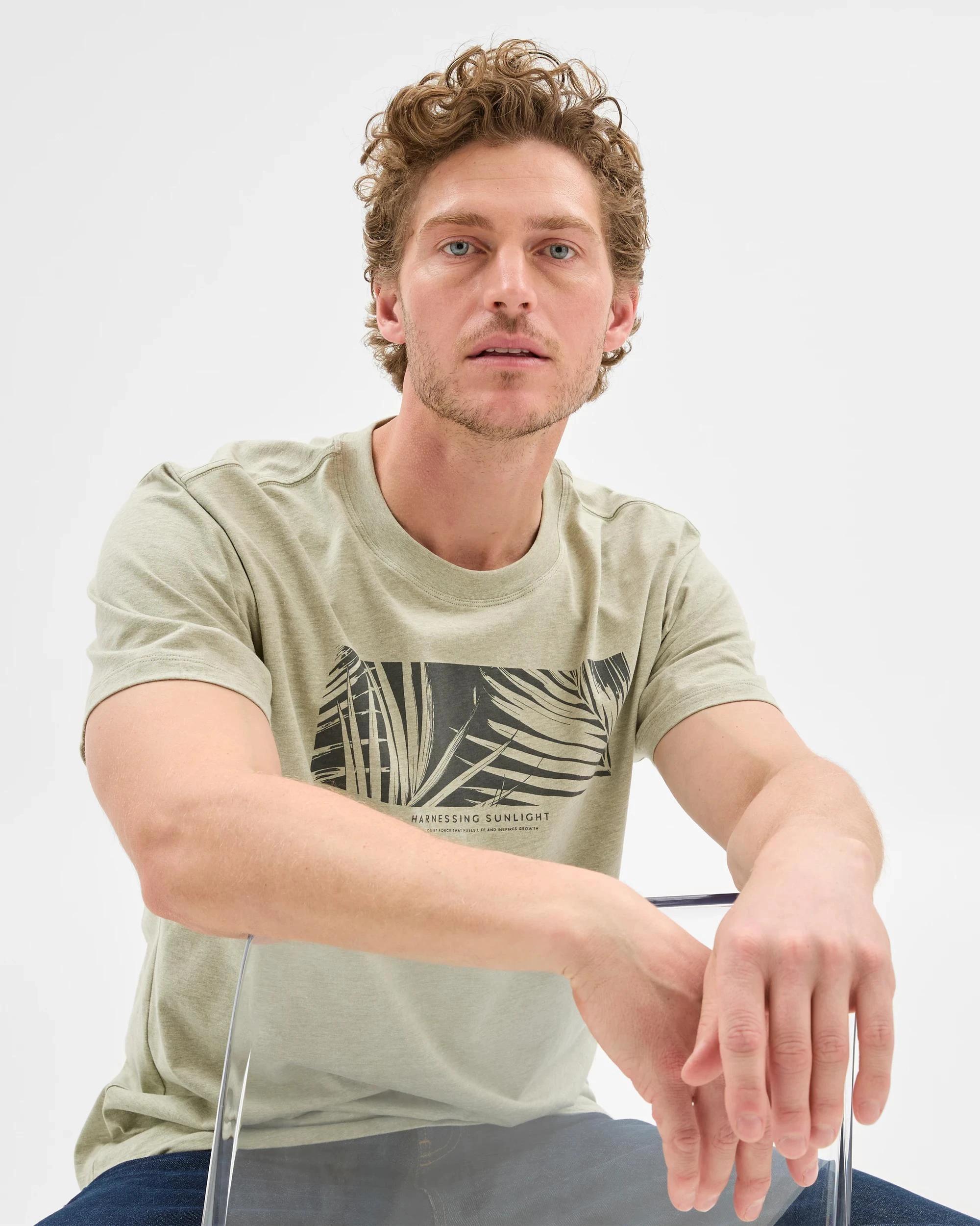 1 Target Australian Cotton Blend T-Shirt SEAGRASS MARLE, 1 of 6