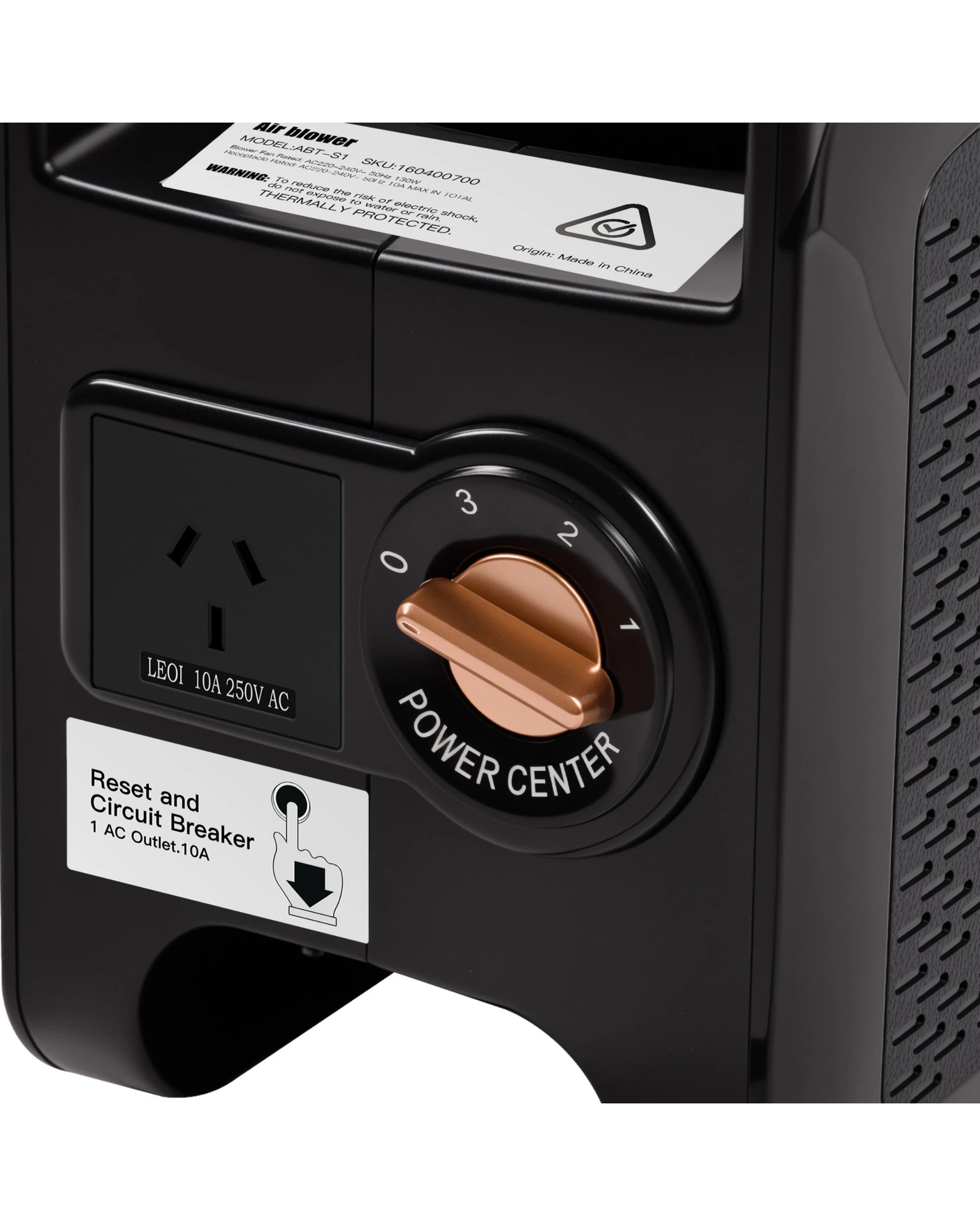 4 Advwin Air Mover Portable Floor Drying Fan High Velocity - Black, 4 of 7