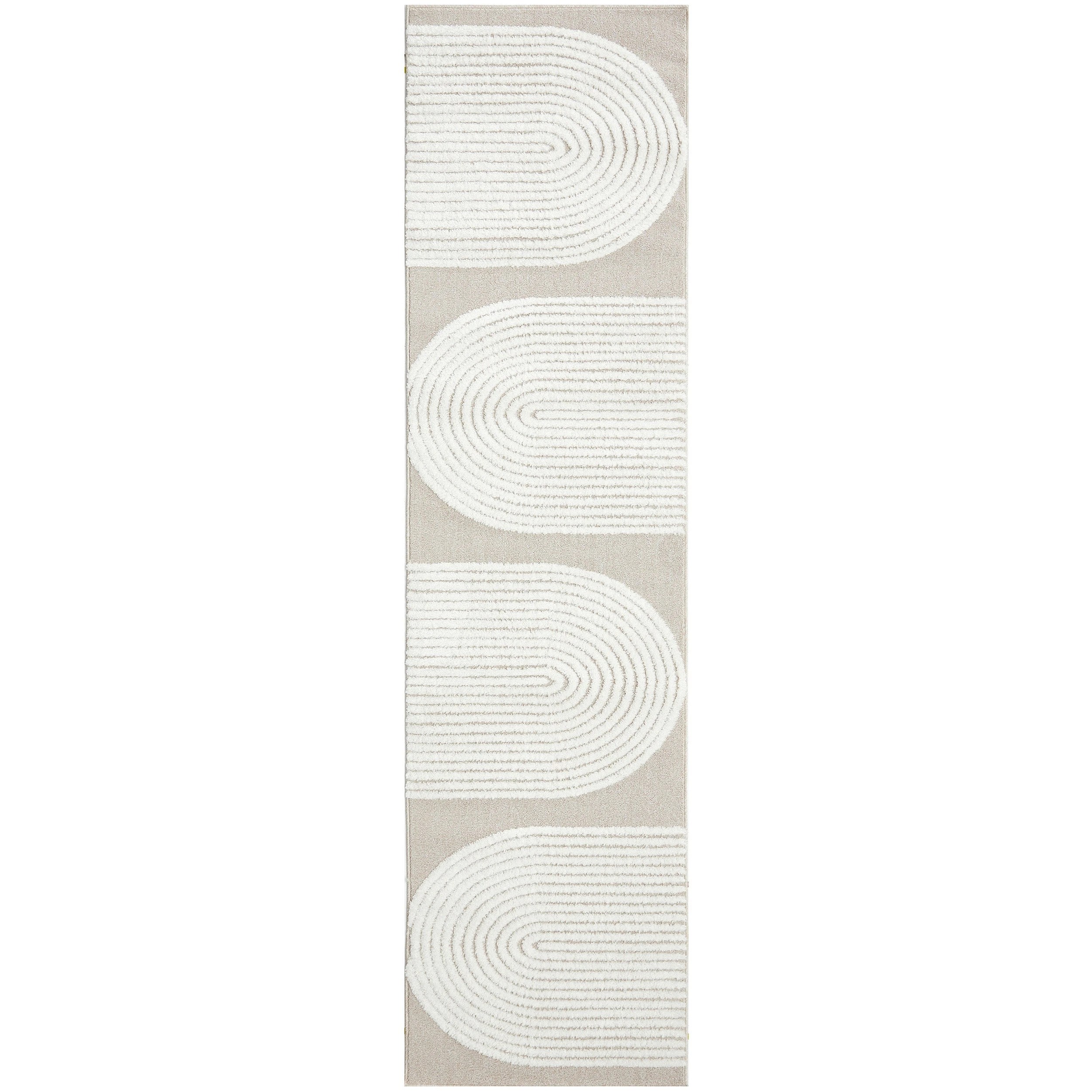 1 Common Ground Rugs Nirvana 88 500x80cm - Beige, 1 of 7