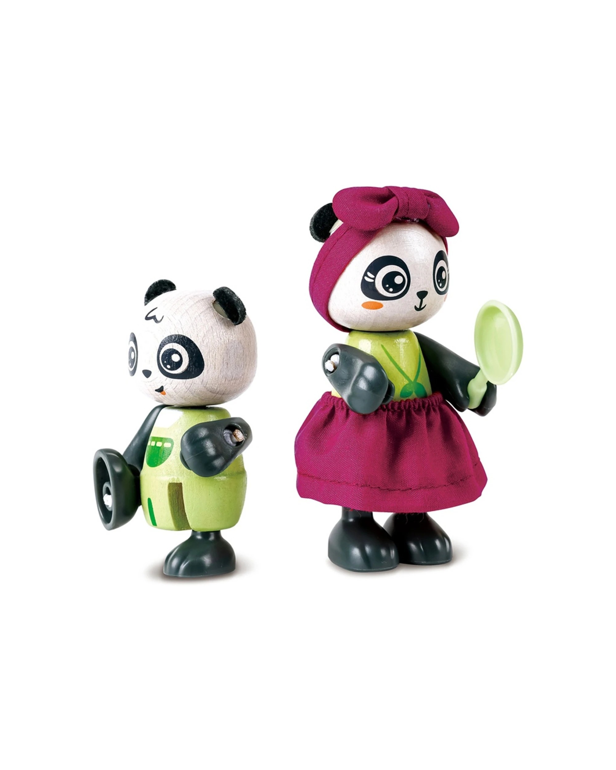 3 Hape Pandas’ Bamboo House Wooden Toy Dollhouse With Accessories - Multi, 3 of 4