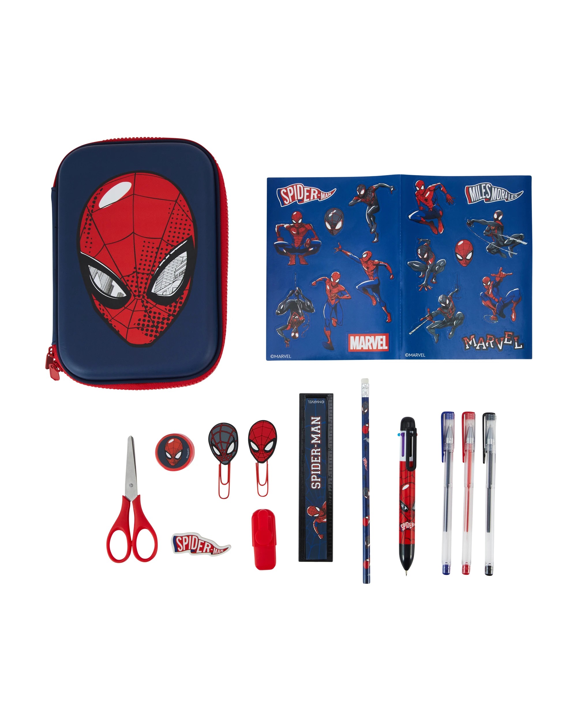 1 Marvel Spider-Man Pencil Case Set, 1 of 9