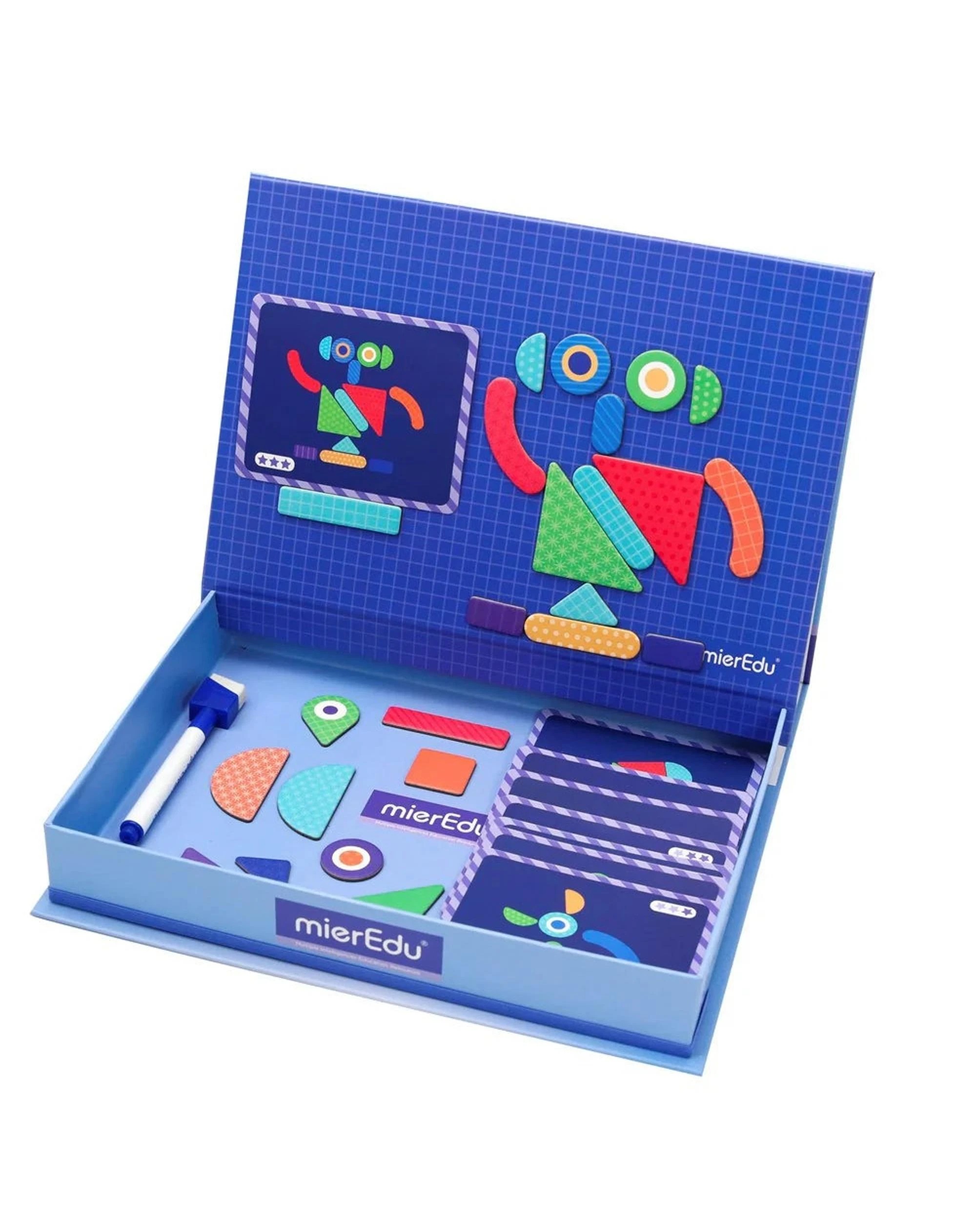 2 mierEdu Shapes Magnetic Art Case, 2 of 3