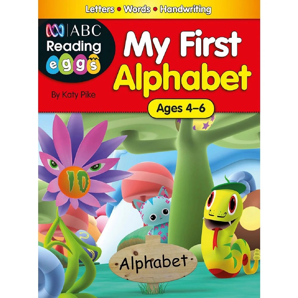 1 ABC Reading Eggs Activity Book First Alphabet, 1 of 4