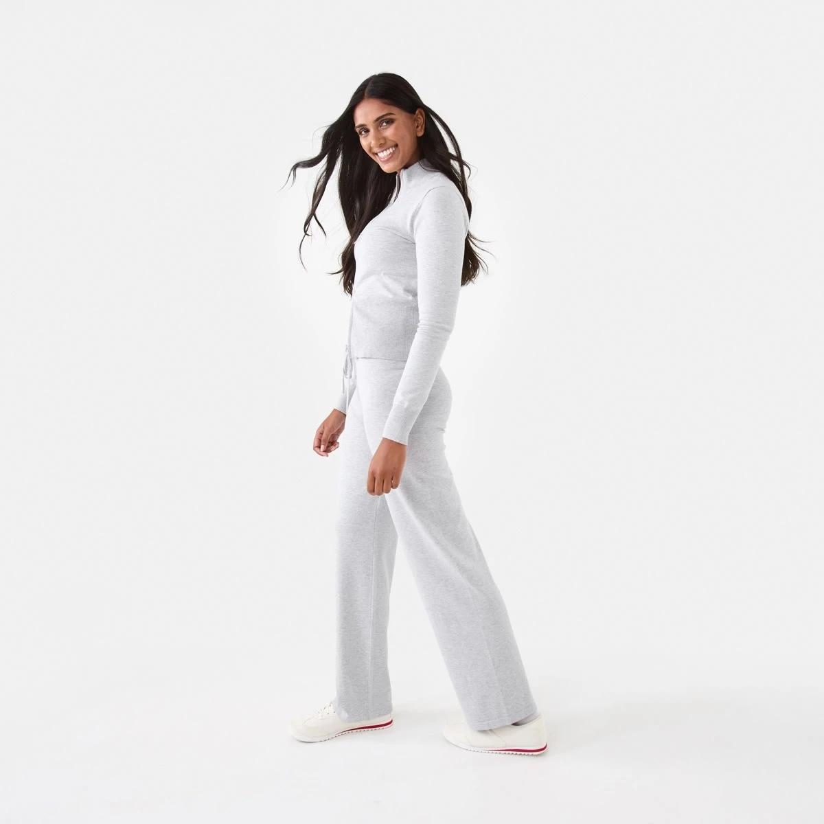 4 Zip Through Cardigan Slvr Marle, 4 of 9
