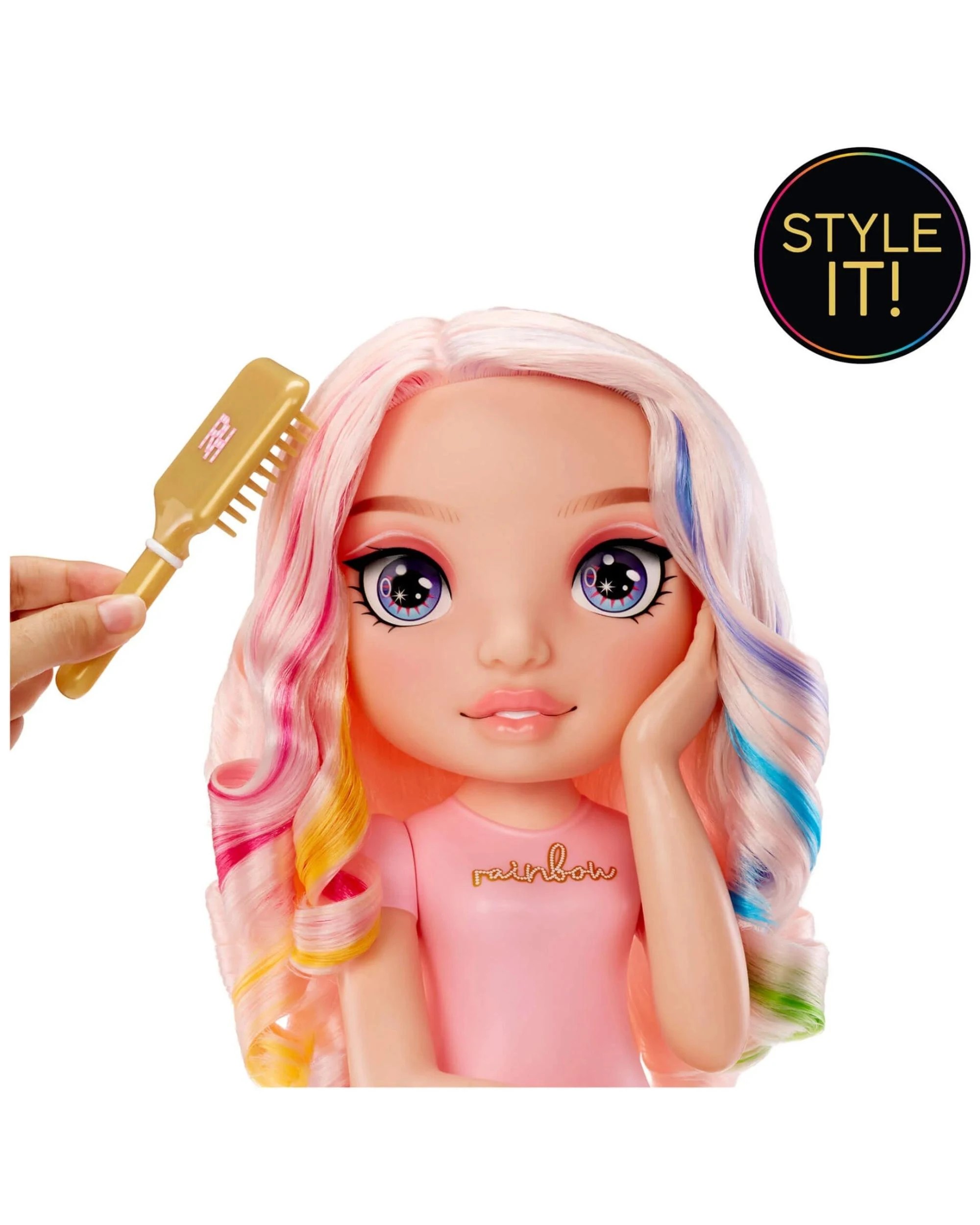 4 Rainbow High Bella Parker 4-in-1 13 inch Styling Head Playset, 4 of 8