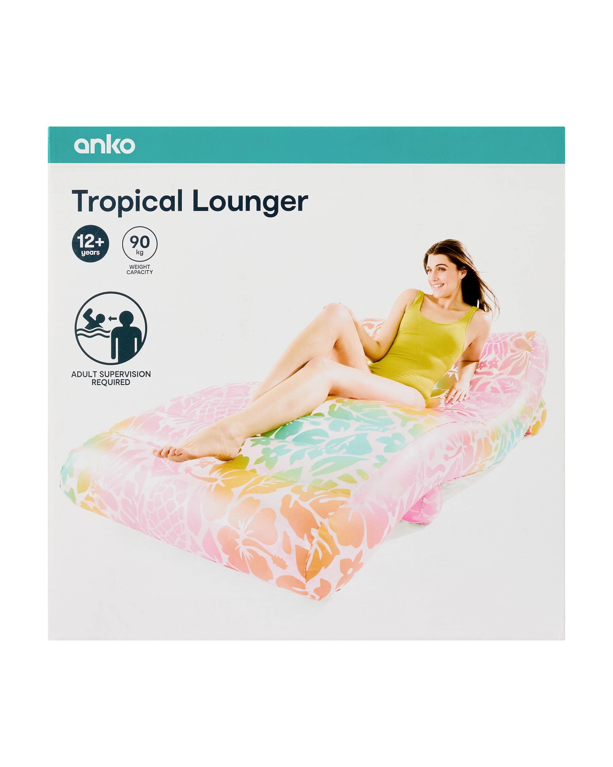 9 Inflatable Tropical Lounger, 9 of 10