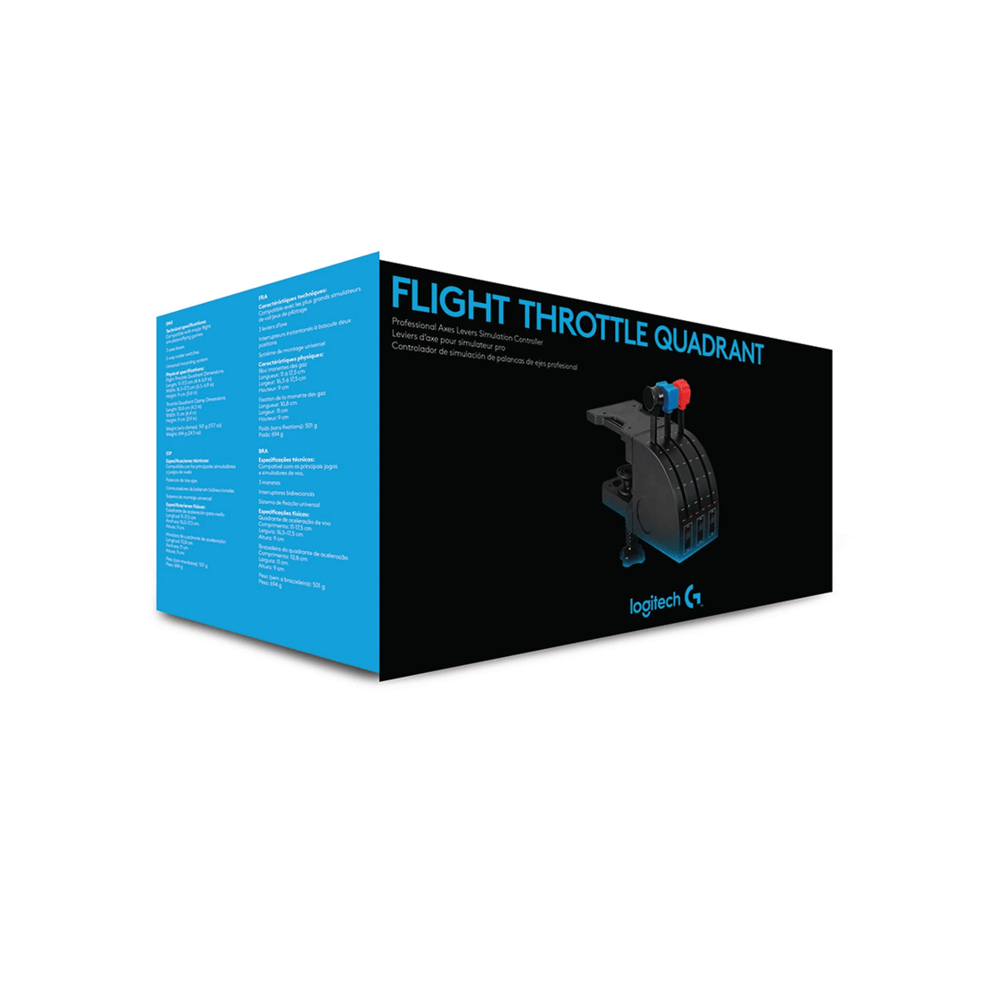 6 Logitech G Flight Throttle Quadrant - Black, 6 of 6