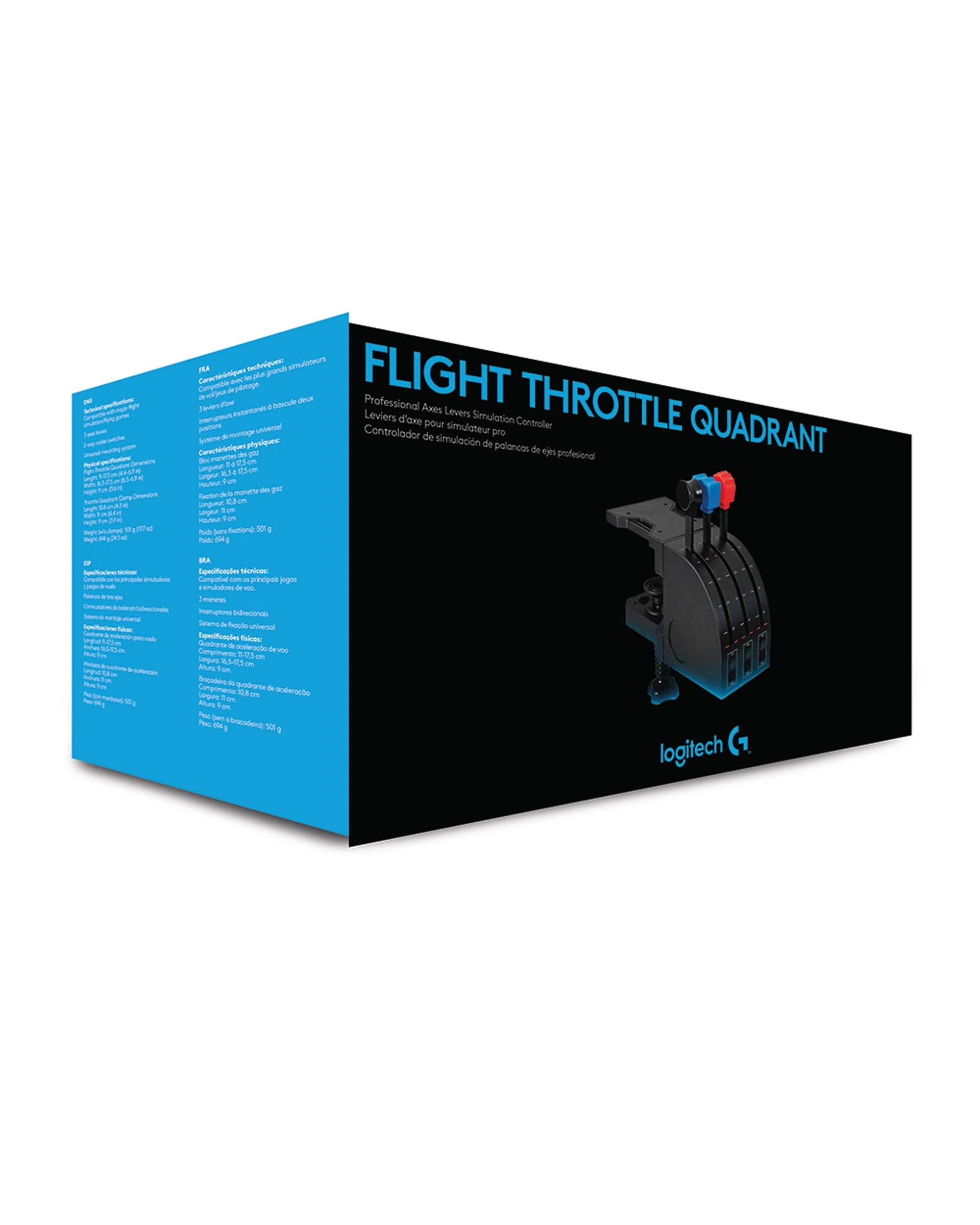 6 Logitech G Flight Throttle Quadrant - Black, 6 of 6