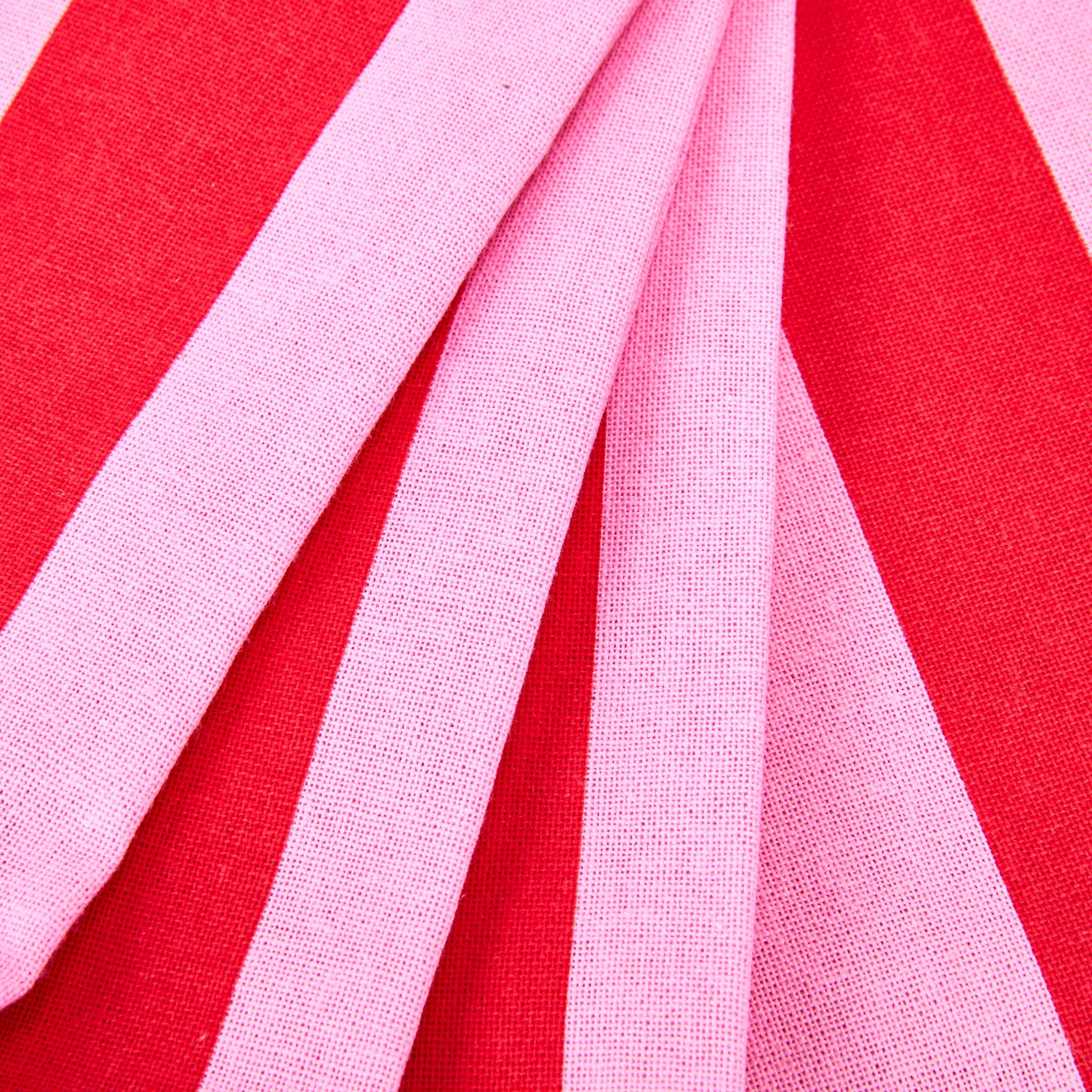 2 4 Pack Pink & Red Stripe Napkins, 2 of 4