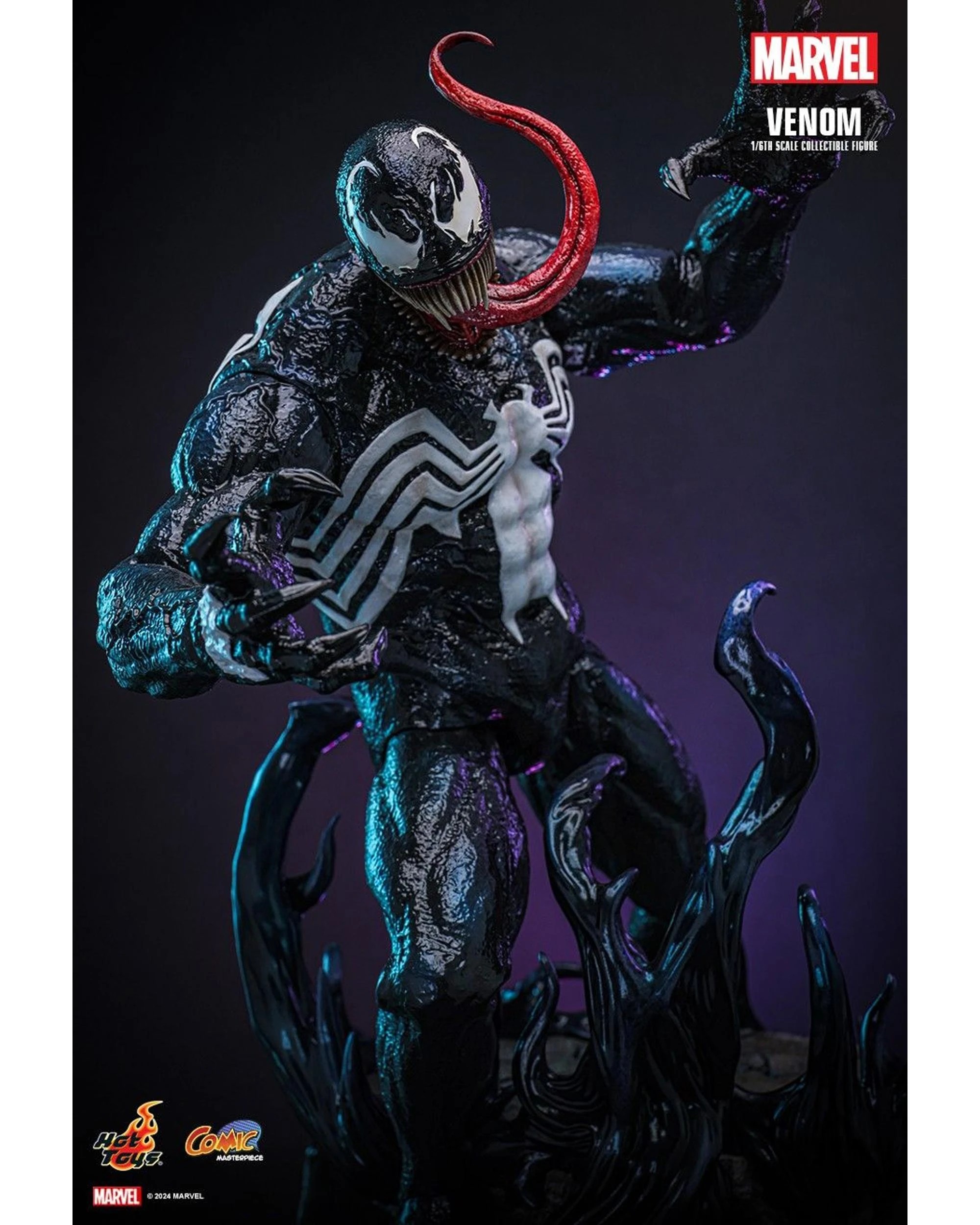 8 Hot Toys Marvel Comics Venom 1:6 Scale Collectible Action Figure, 8 of 10