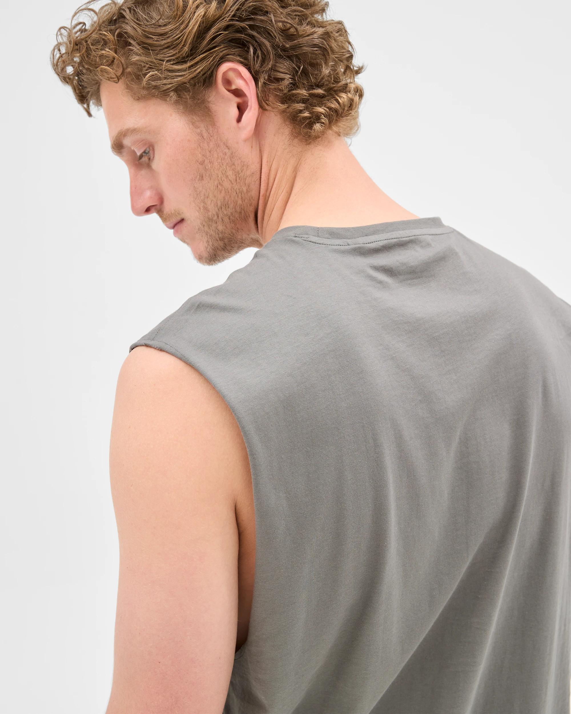 5 Target Australian Cotton Plain Tank Top GUNMETAL, 5 of 7