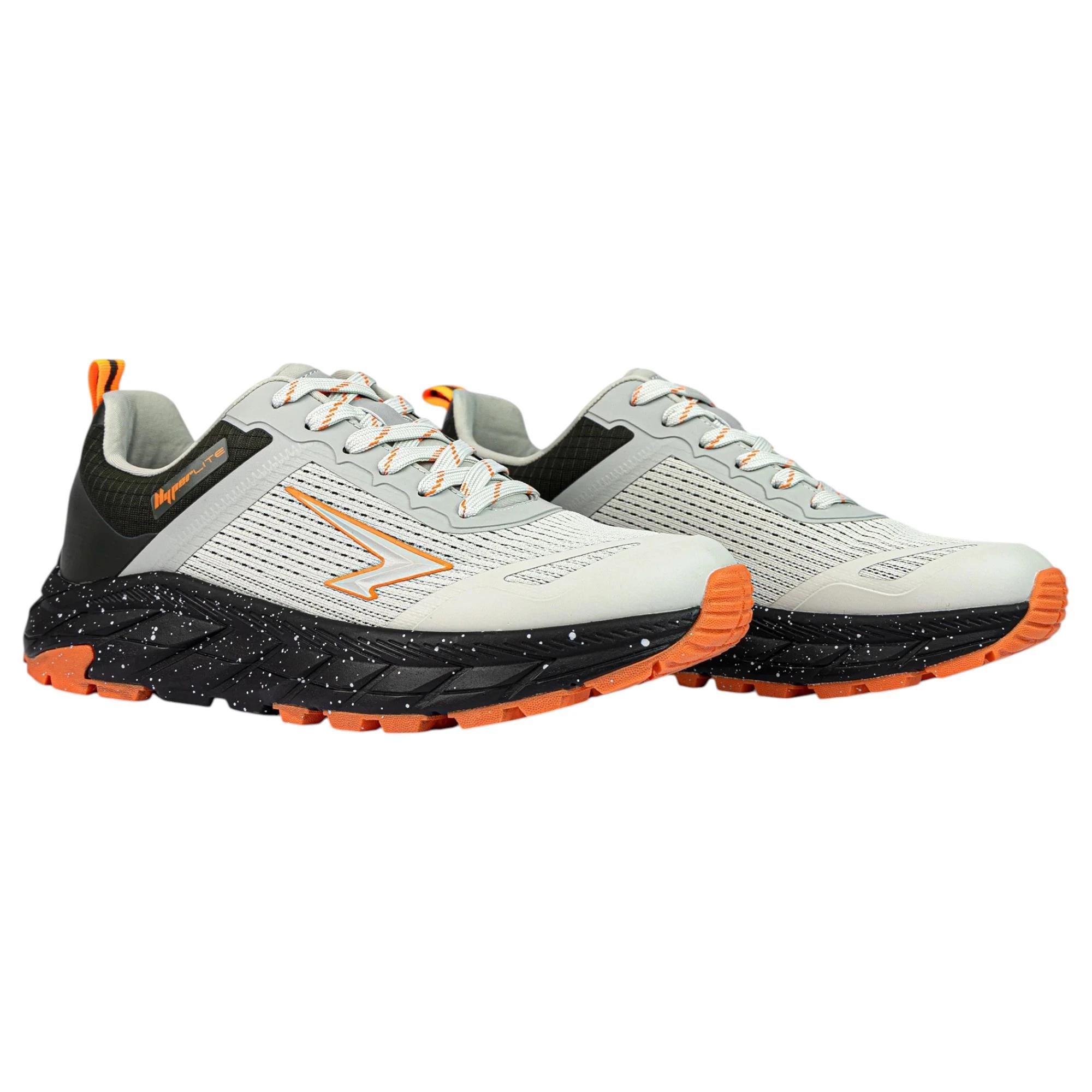 7 Sfida Mens Nomad Trail Runner Grey/ Khaki/ Orange Athletic Shoes GREY/KHAKI/ORANGE, 7 of 8