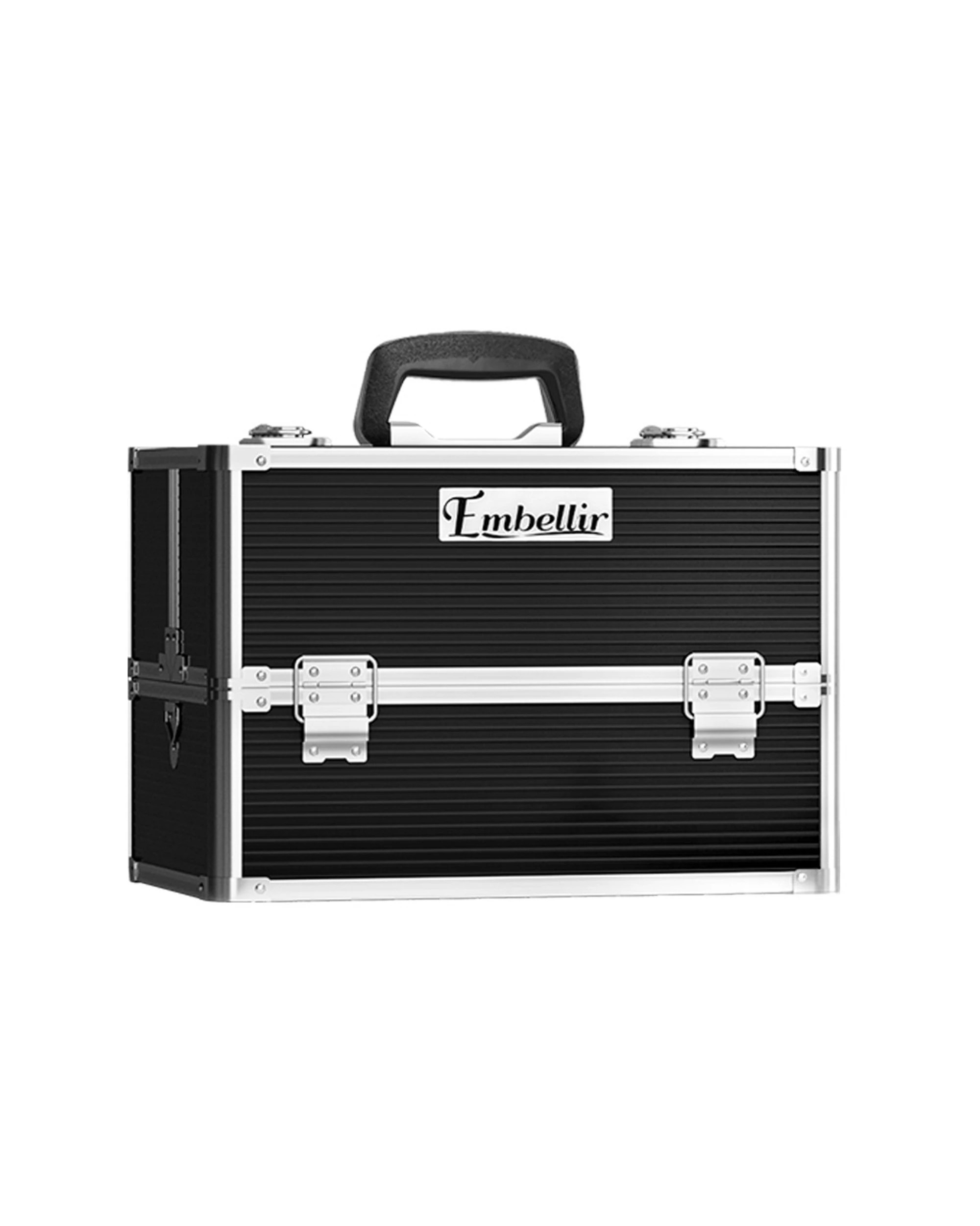 1 Embellir Beauty Case Makeup Travel Bag Large Organiser Carry Storage PortableBox - Multi, 1 of 8
