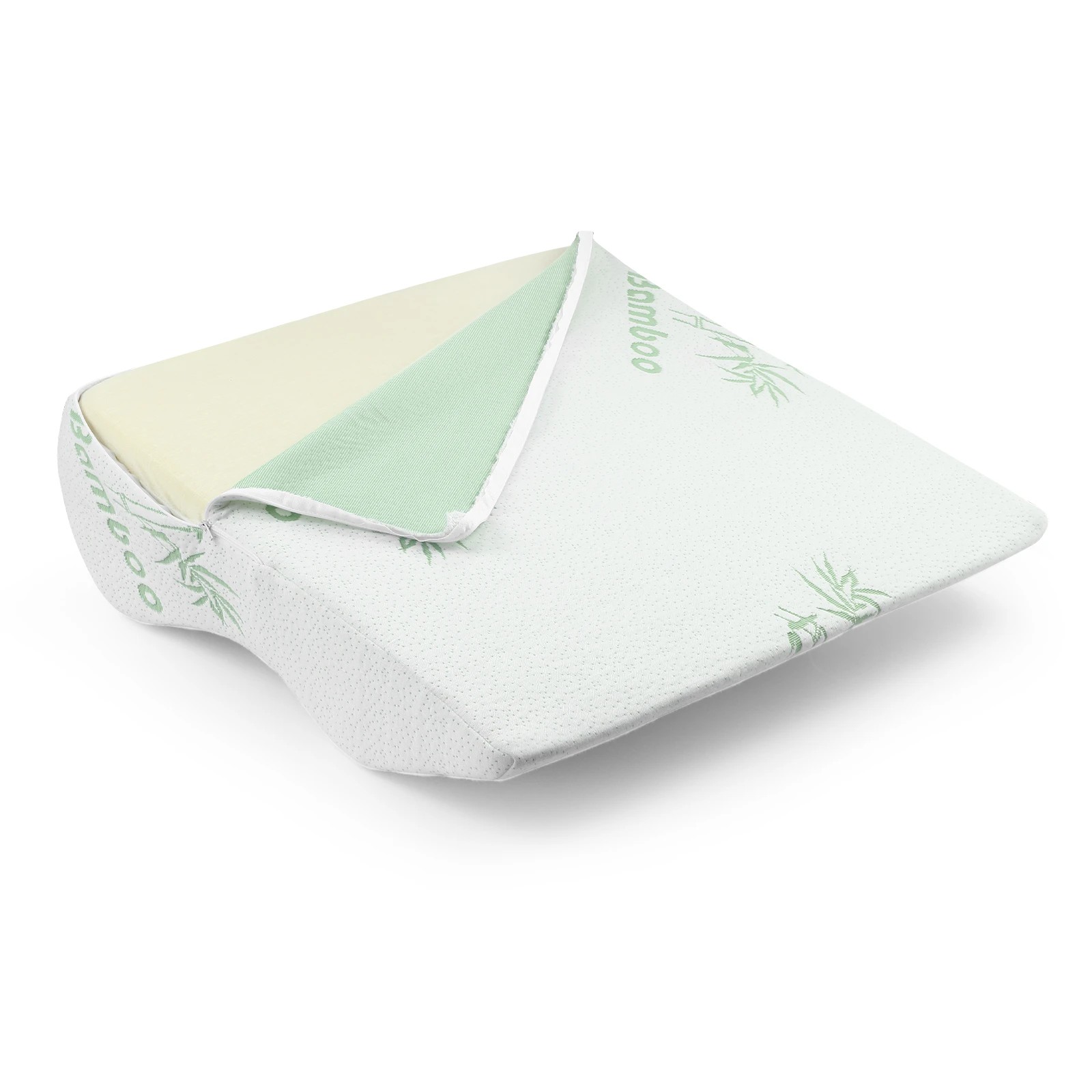 6 Ausway Pillow Foam Pillow Leg Raiser Support Bamboo Cover - Multi, 6 of 6