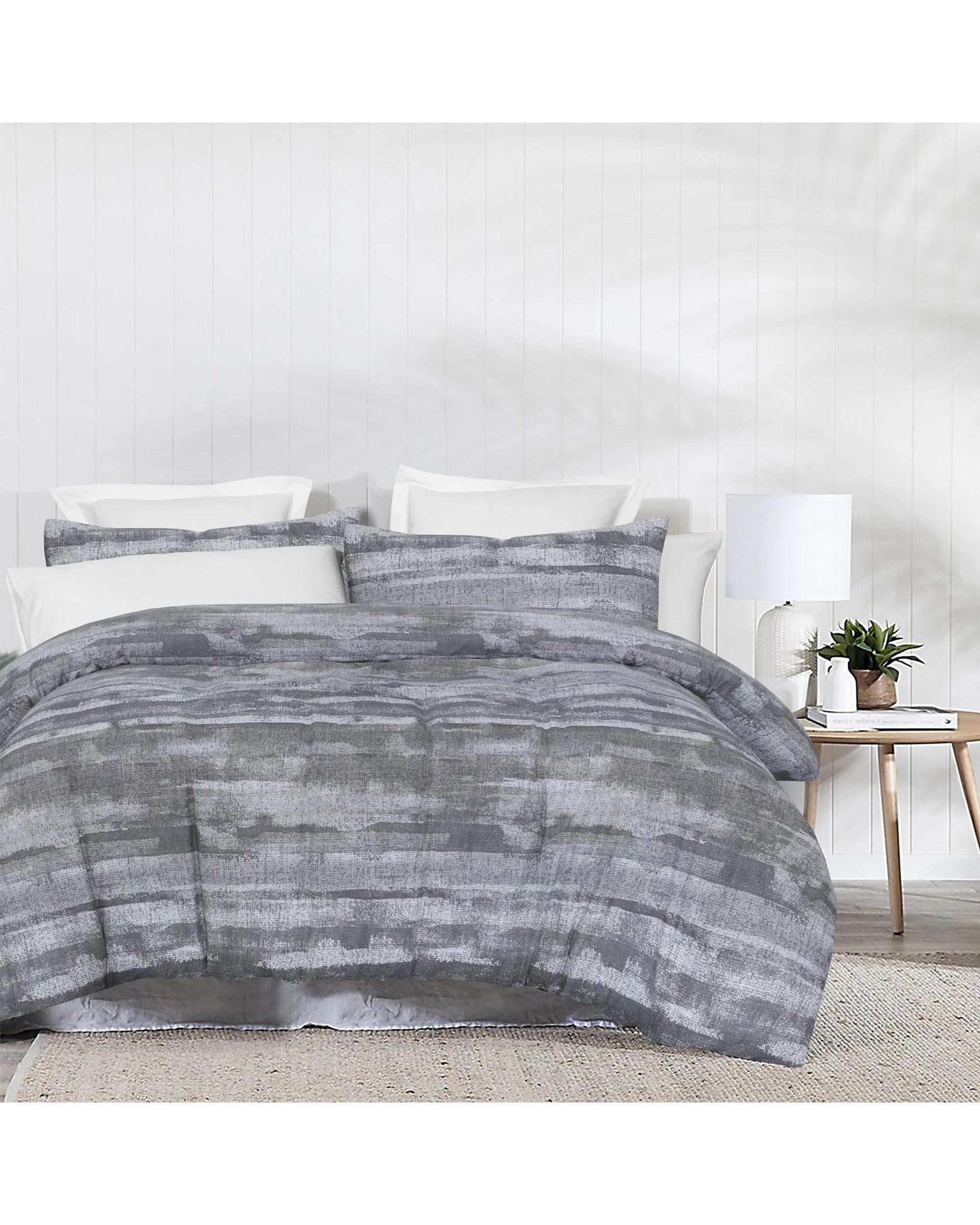 2 Amsons Pure Cotton Quilt Cover Set With Extra Standard Pillowcases - Single Bed - Multi, 2 of 3
