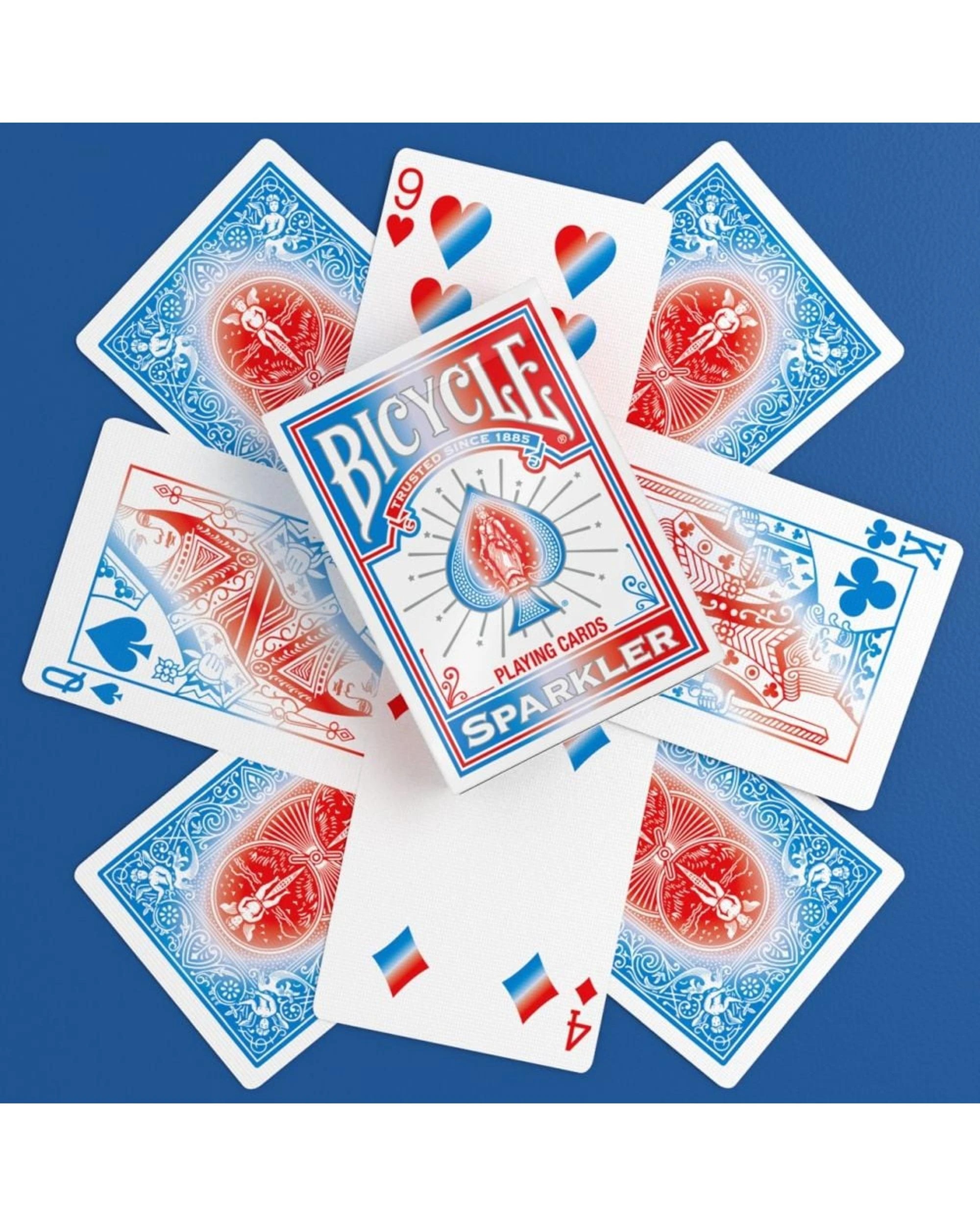7 Bicycle Sparkler Playing Cards, 7 of 8