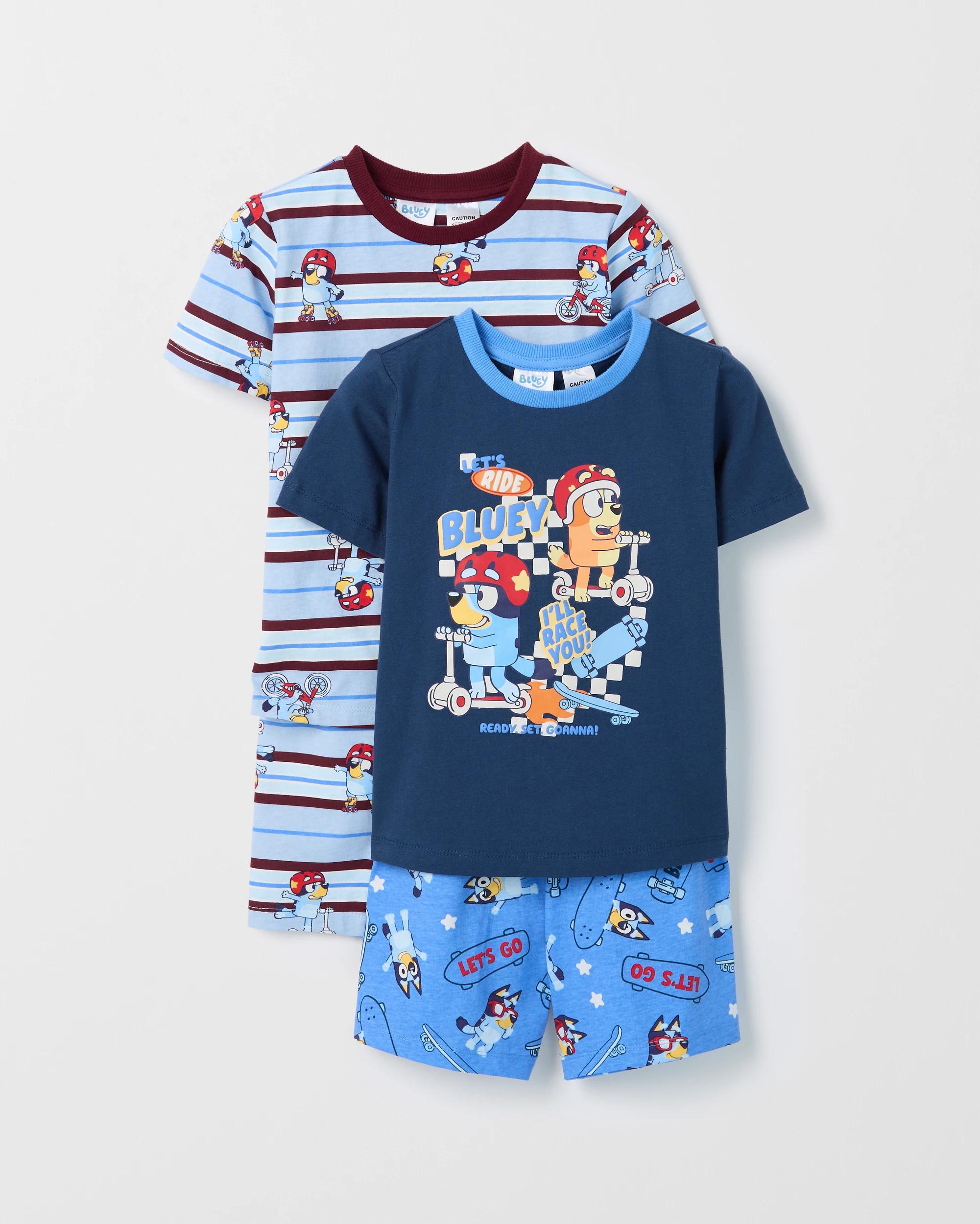 1 Bluey Australian Cotton 2 Pack Younger Boys Pyjama Set BLUEY, 1 of 7