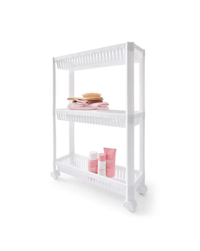 3 Tier Plastic Trolley - W