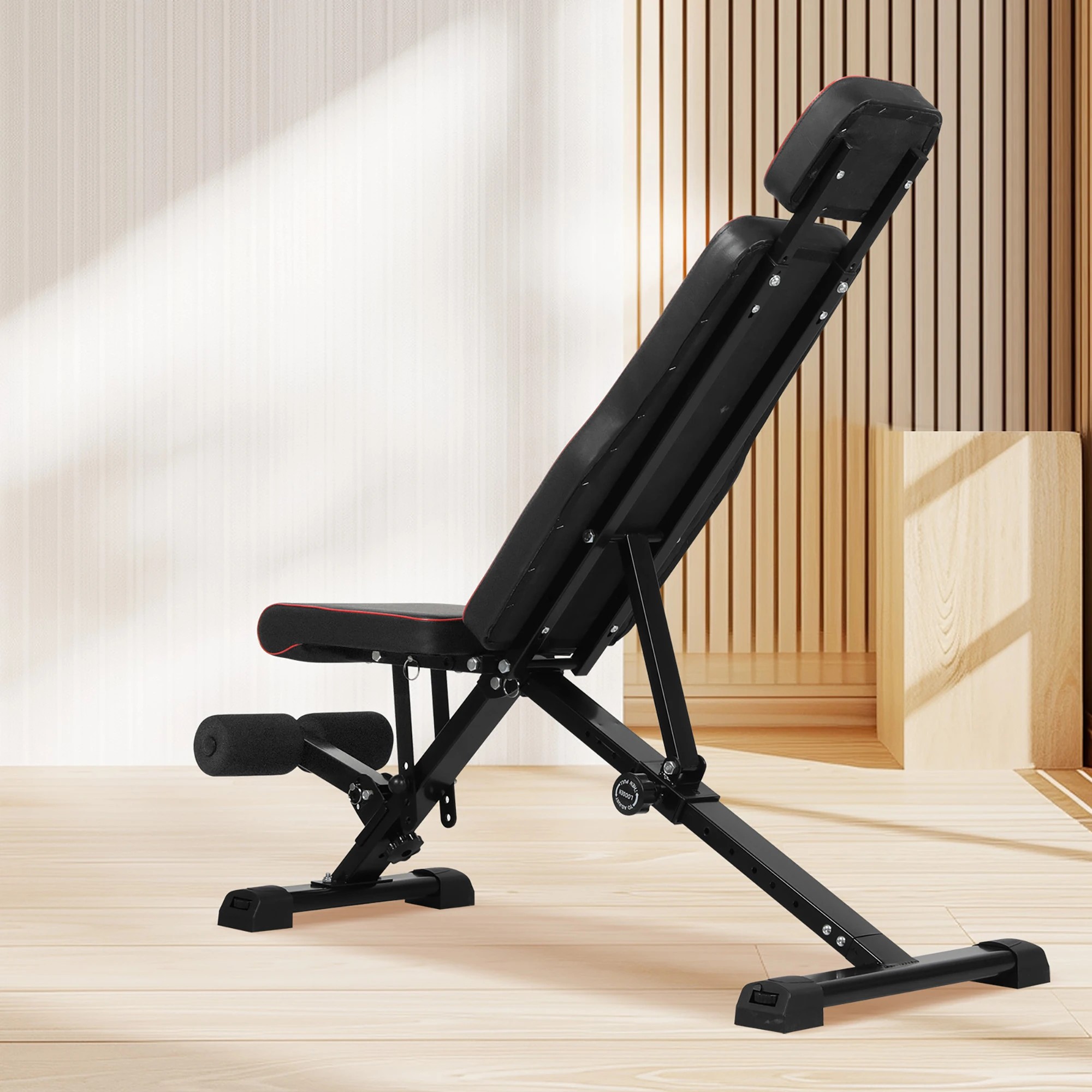 8 Centra Weight Bench Adjustable Foldable Flat Incline Decline Sit-up Fitness Gym, 8 of 9