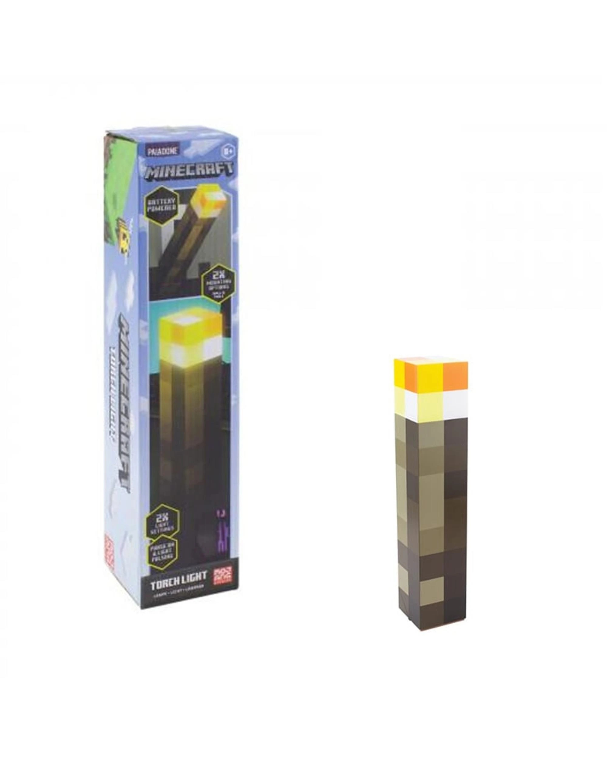 1 Paladone Minecraft Torch Light, 1 of 8