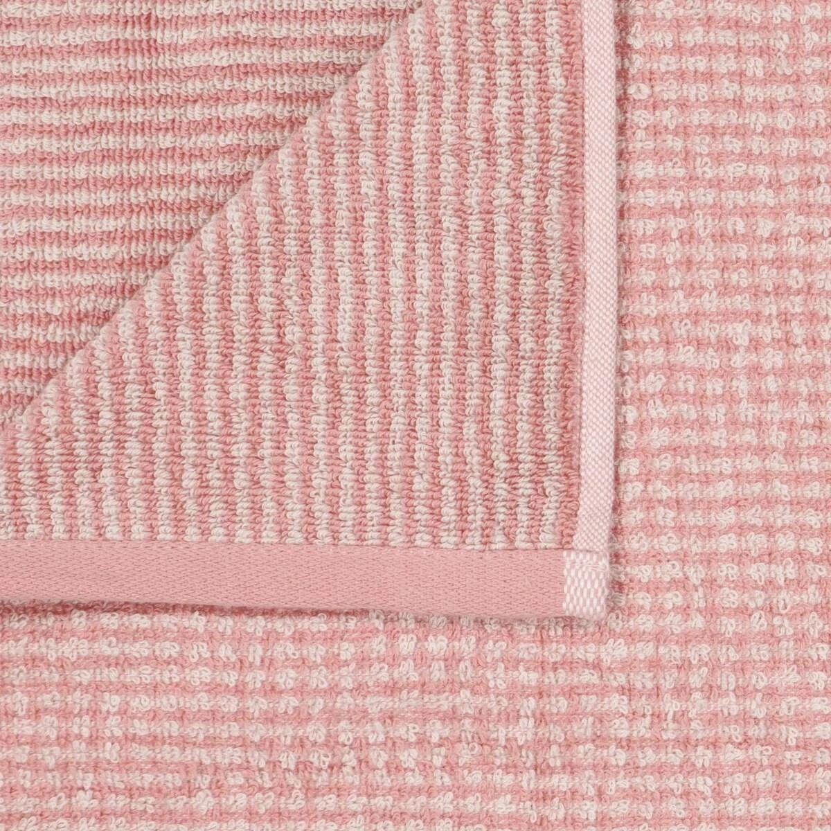 2 Mini Waffle Cotton Hand Towel - Rose Tan, 2 of 6