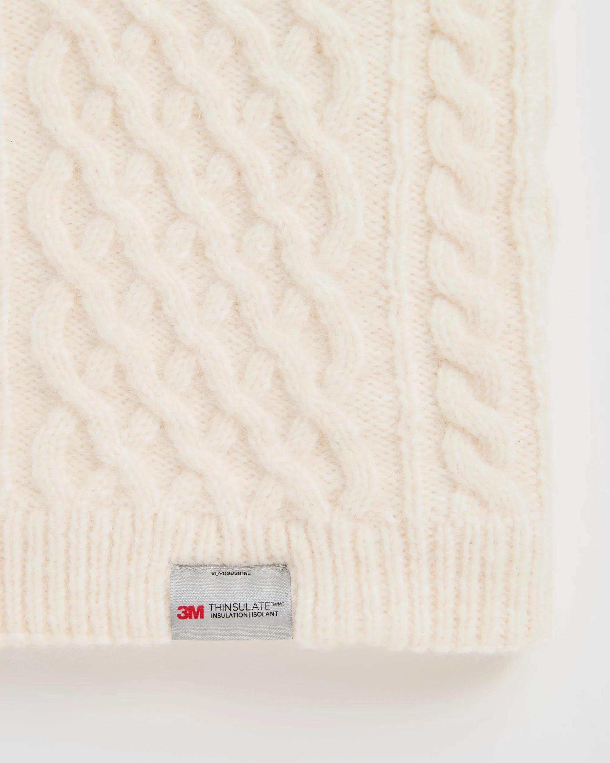 2 Target Woman Thinsulate Cable Knit Snood CREAM, 2 of 2