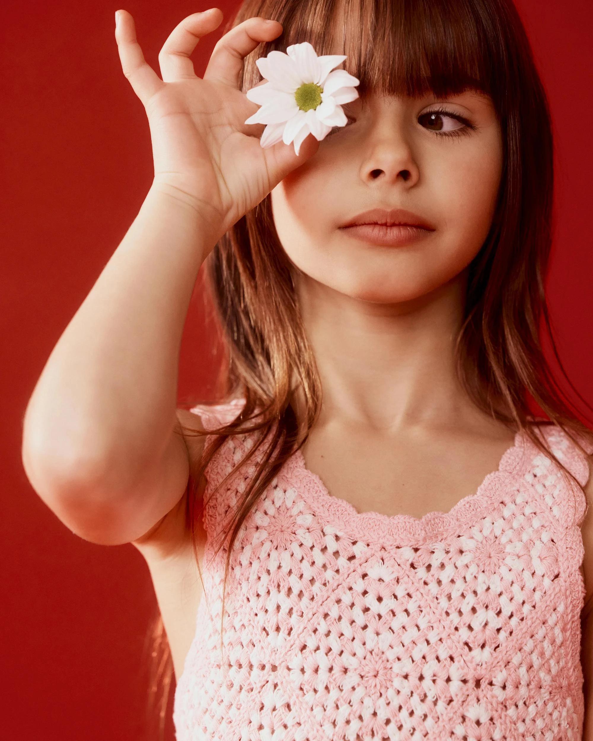 7 Target Australian Cotton Fashion Crochet Knit Dress PINK, 7 of 8