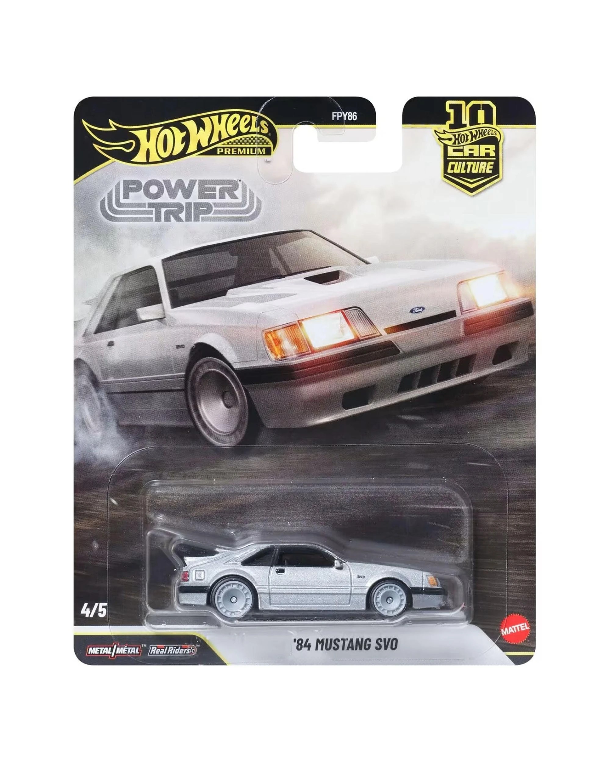 1 Hot Wheels Premium Car Culture Power Trip 1984 Mustang SVO Diecast Vehicle, 1 of 6