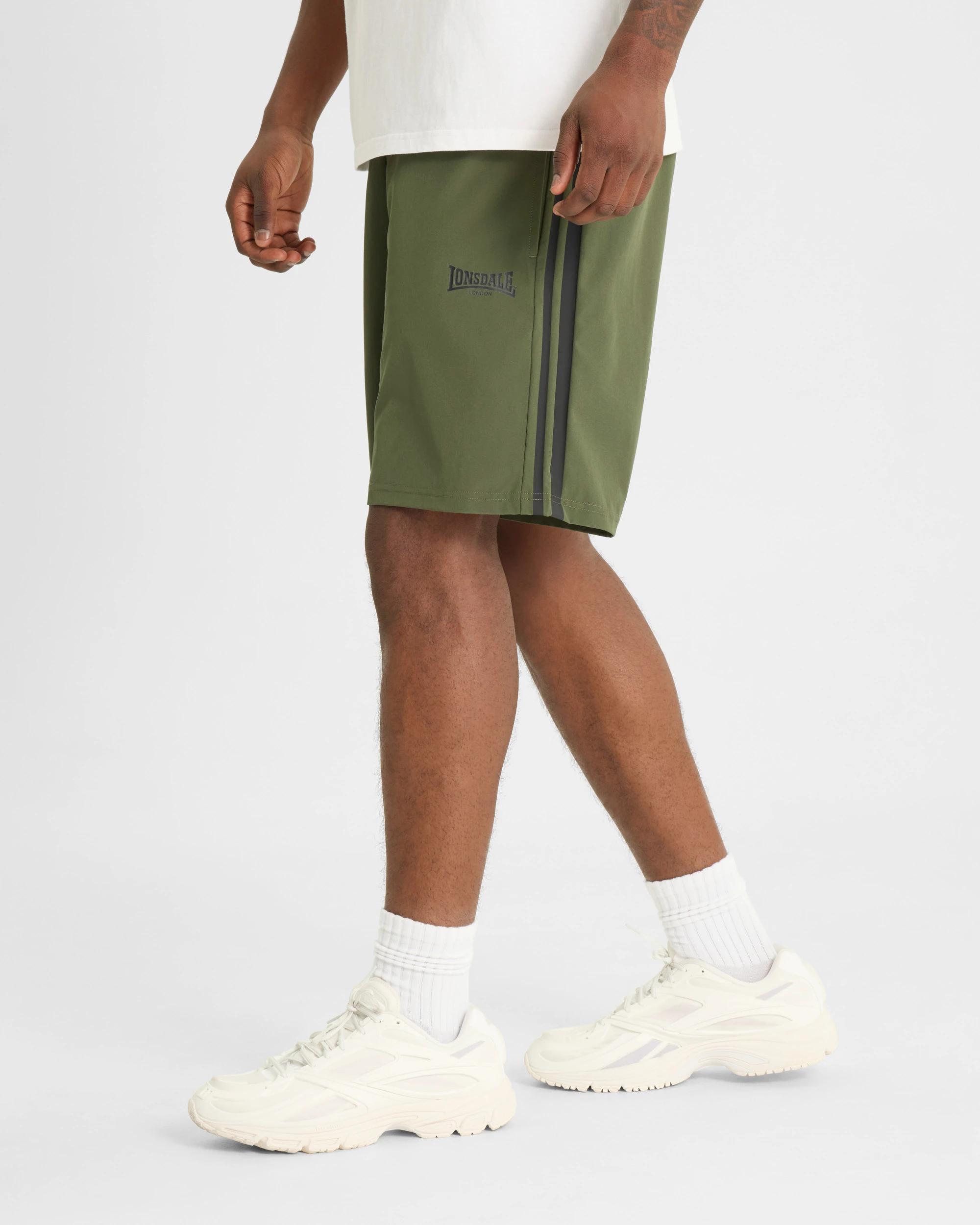 2 Lonsdale London Active Tech Shorts OLIVE, 2 of 6