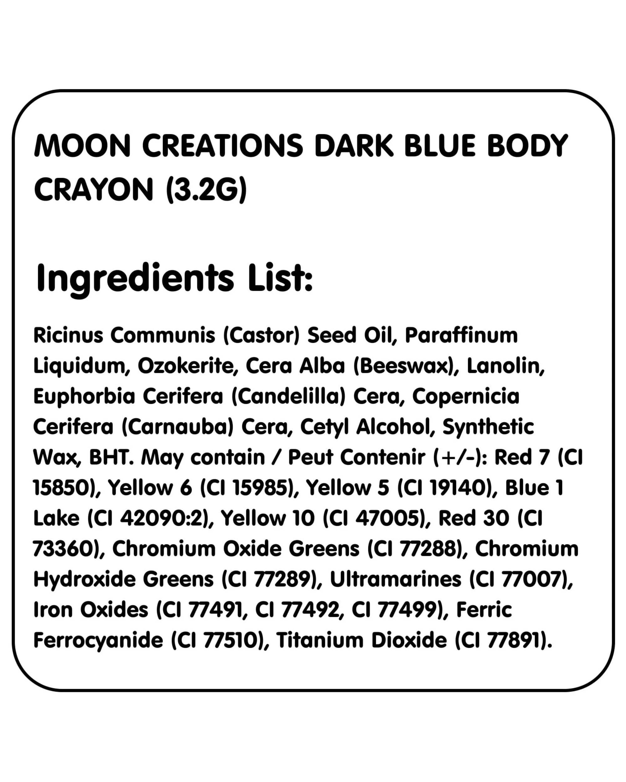 2 Moon Creations Dark Body Crayon 3.2g - One Size - Blue, 2 of 3