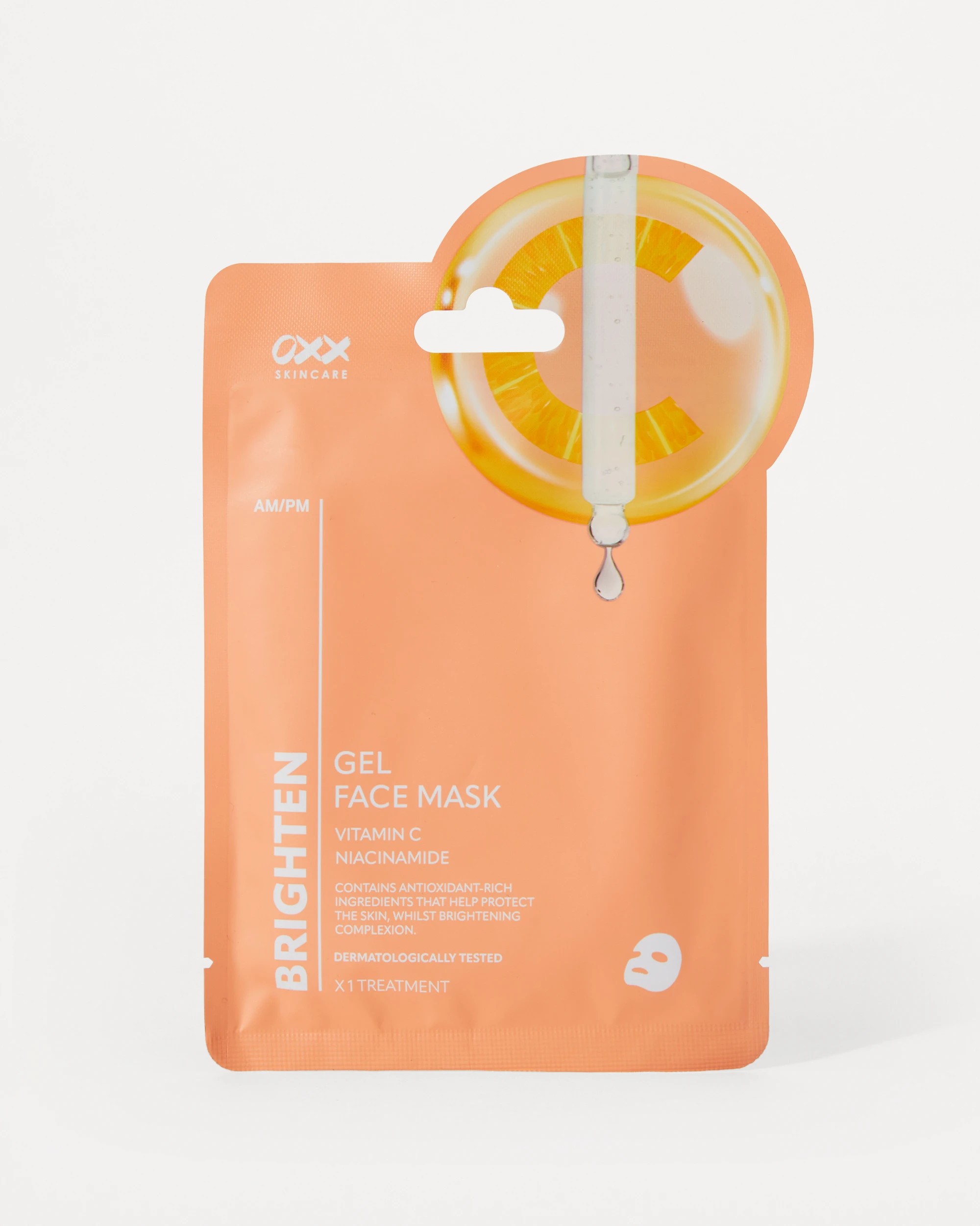 1 OXX Skincare AM/PM Brighten Gel Face Mask - Vitamin C and Niacinamide, 1 of 1