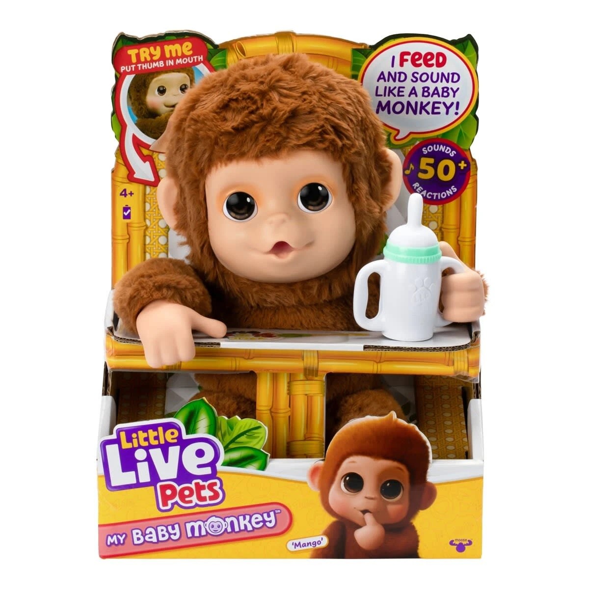 1 Little Live Pets My Baby Monkey, 1 of 10