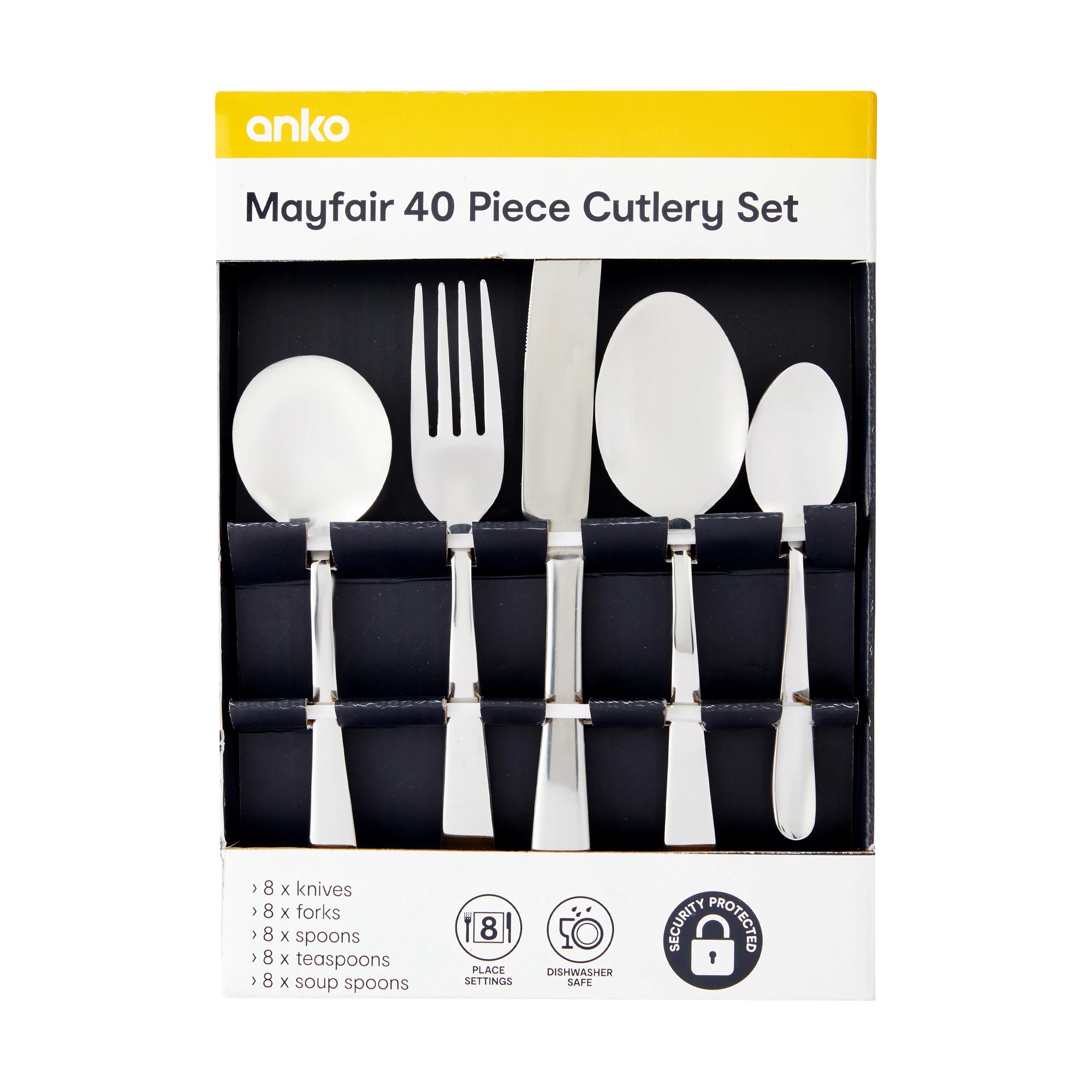 5 40 Piece Mayfair Cutlery Set, 5 of 5