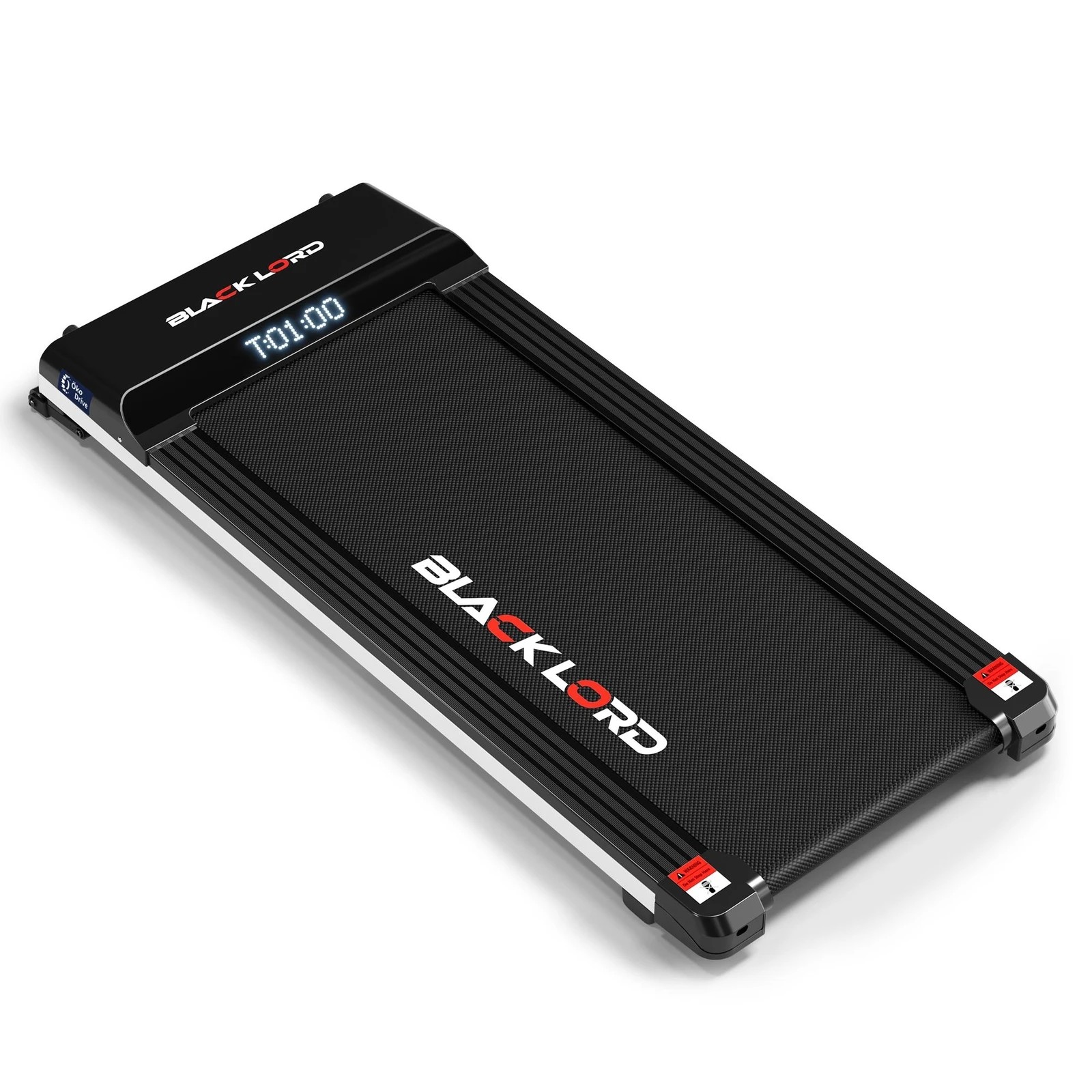 1 Black Lord Treadmill Electric Walking Pad Steel Frame Under Desk Gym 410mm - Black, 1 of 10