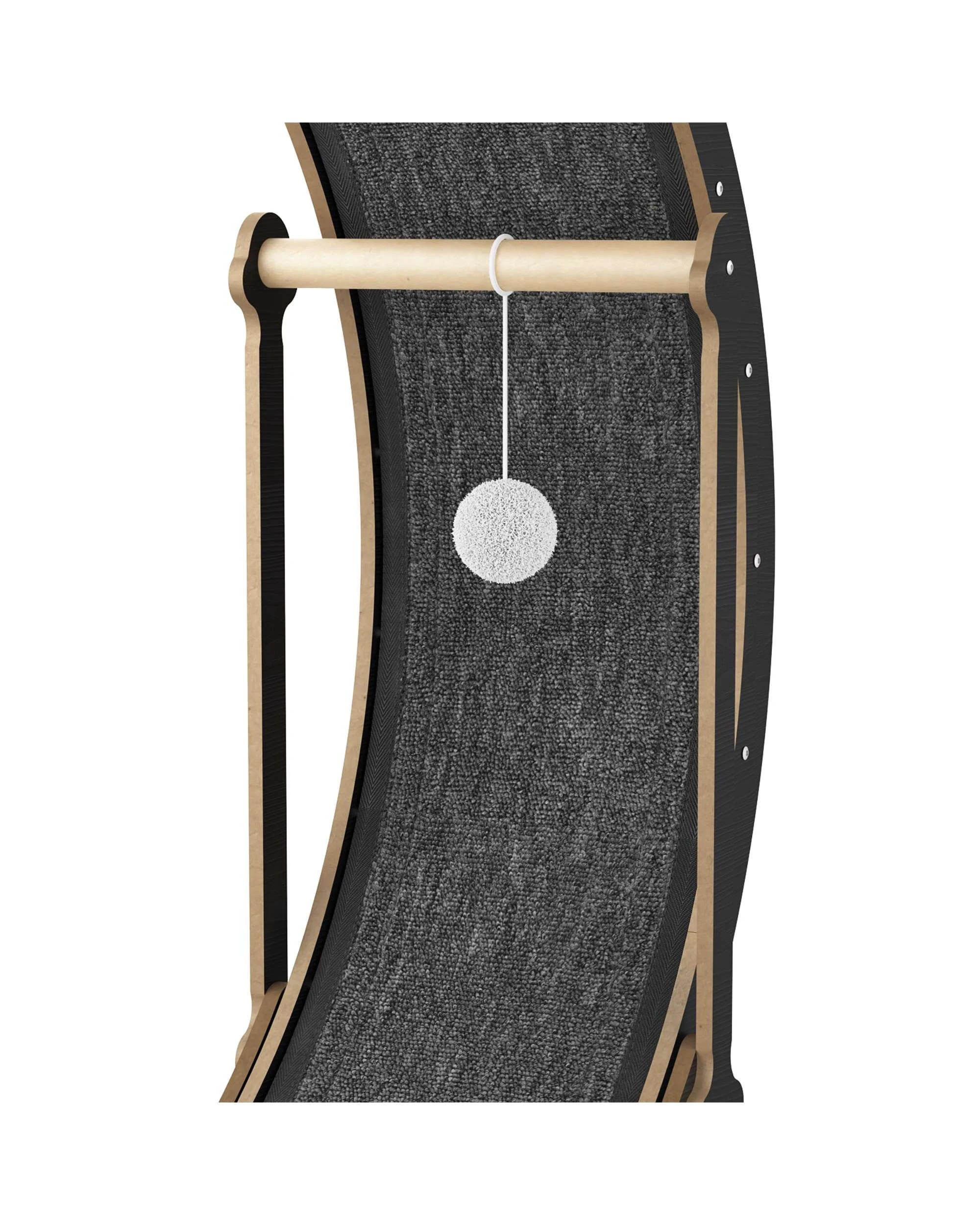 4 Advwin All-in-One Cat Exercise Wheel With Teaser Pet Treadmill, 4 of 7