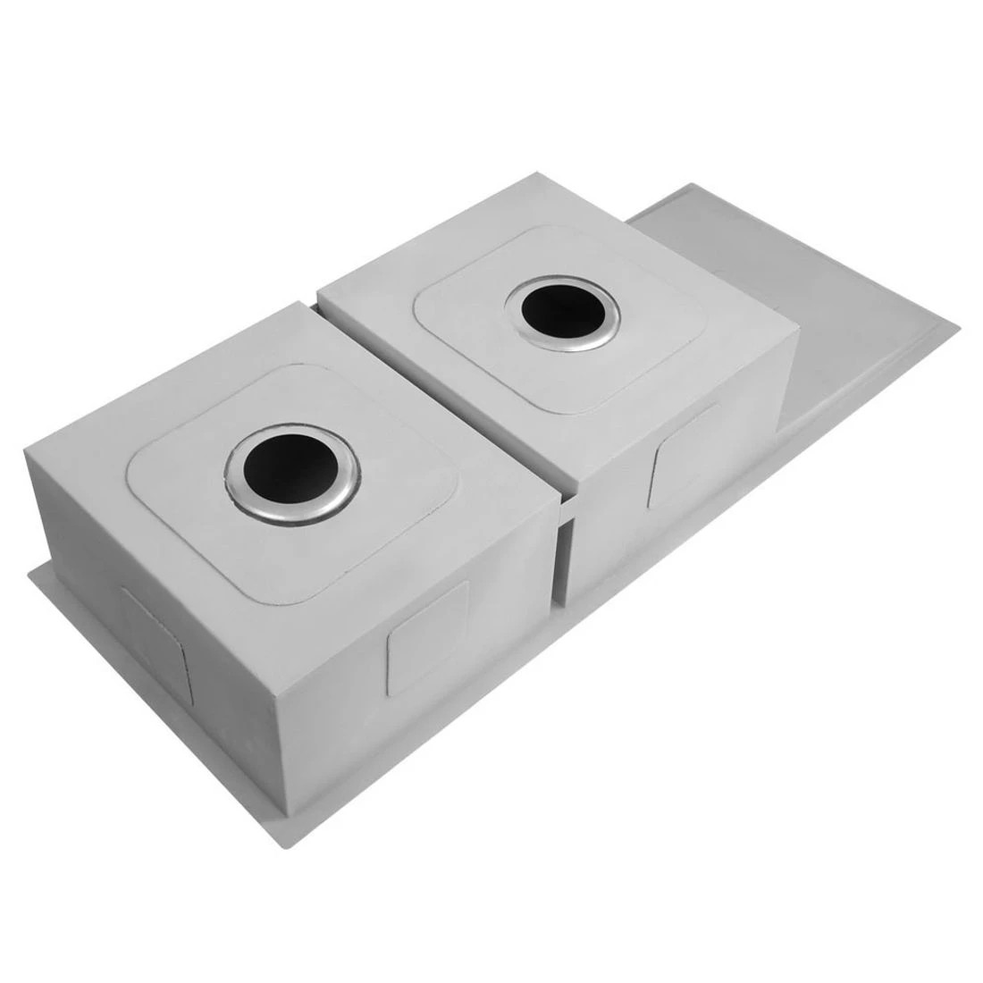 1 Cefito Kitchen Sink 111X45CM Stainless Steel Basin Double Bowl - Silver, 1 of 6