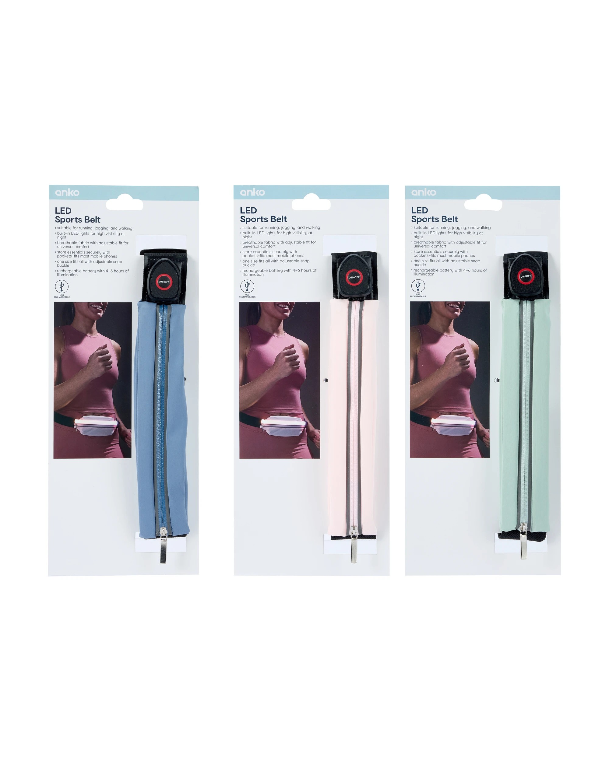 9 LED Sports Belt - Assorted, 9 of 9