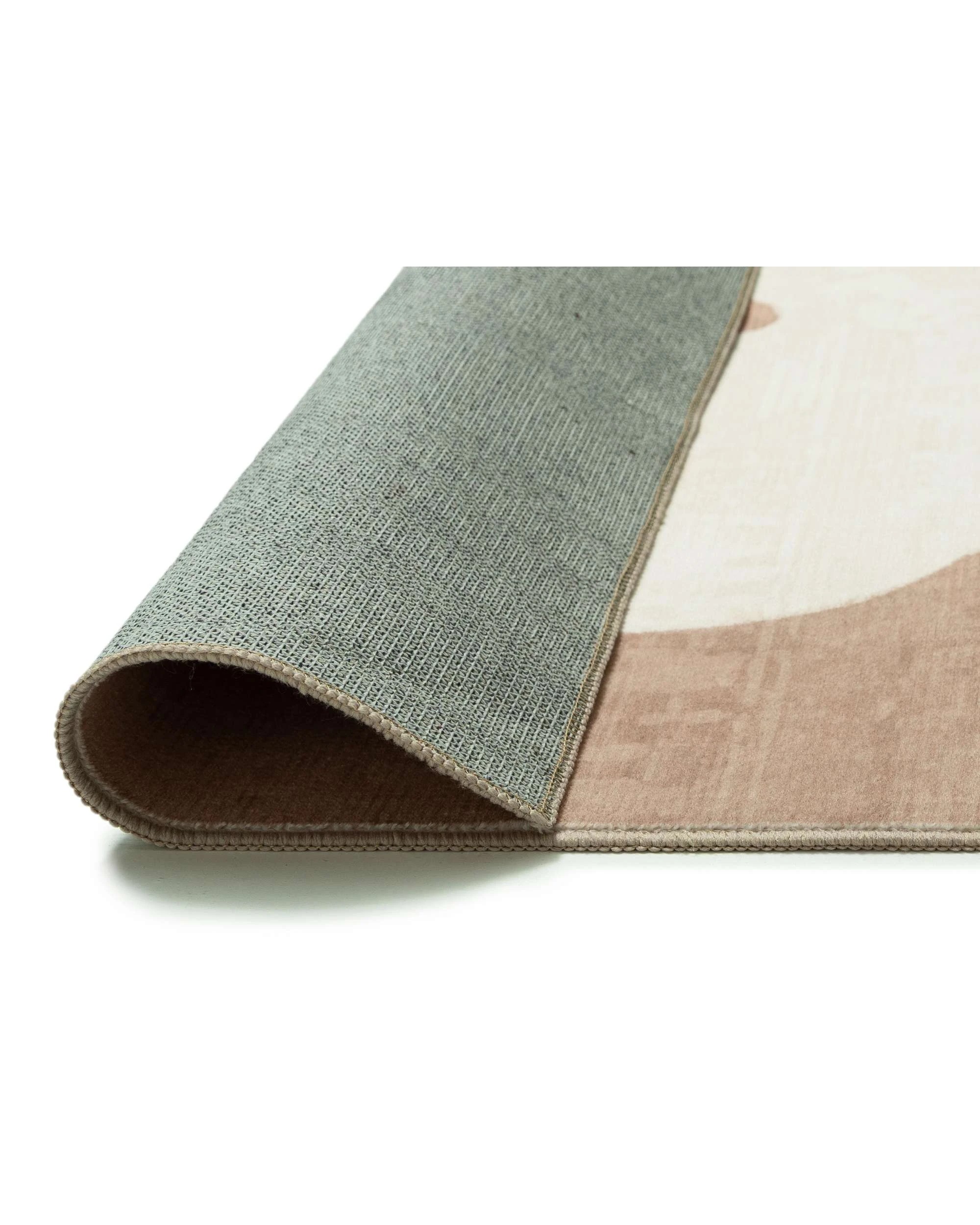 5 Loopsie Farino Abstract Washable Rug-290cm x 190cm - Beige, 5 of 8