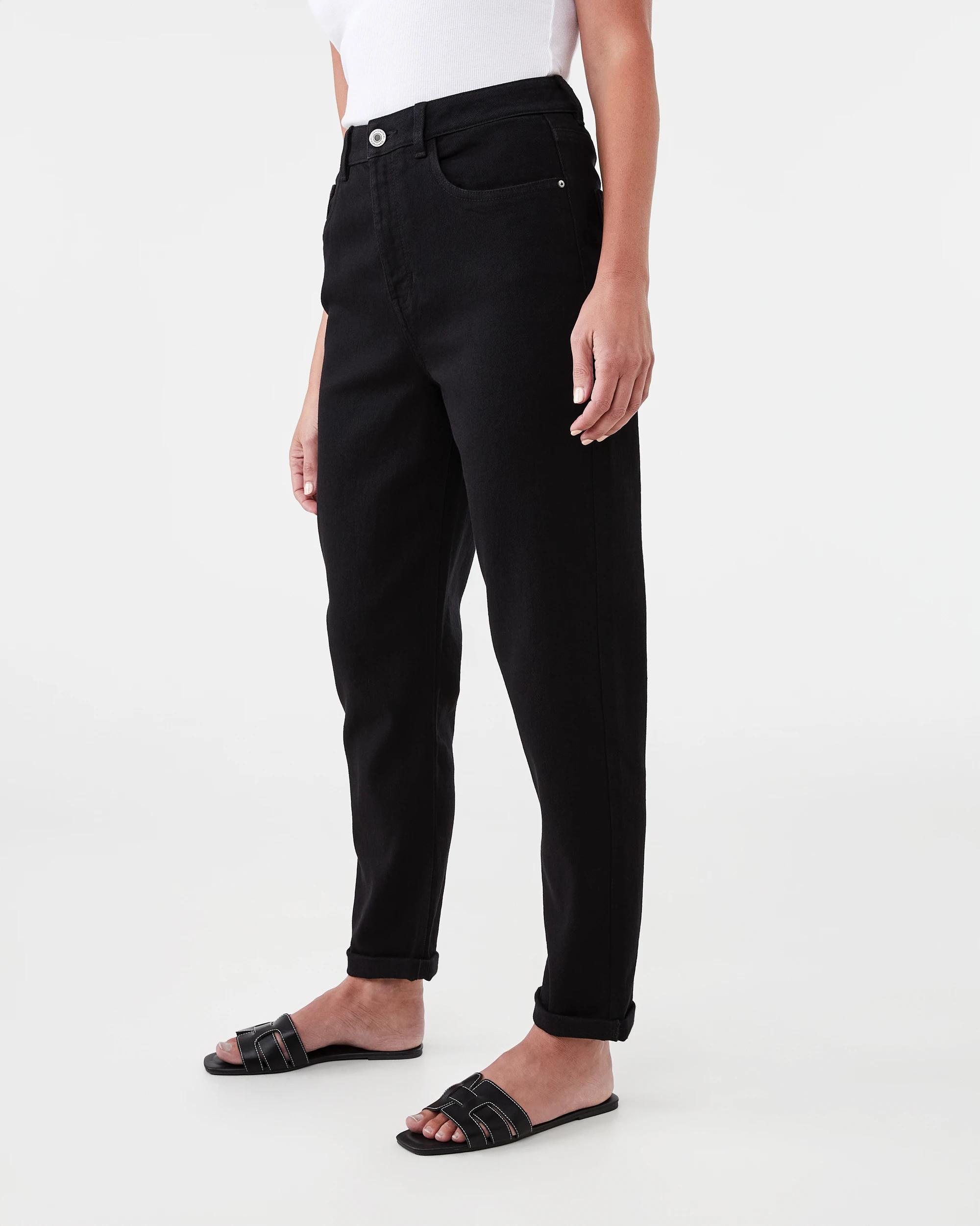 3 Mum Jeans Black Wash, 3 of 9