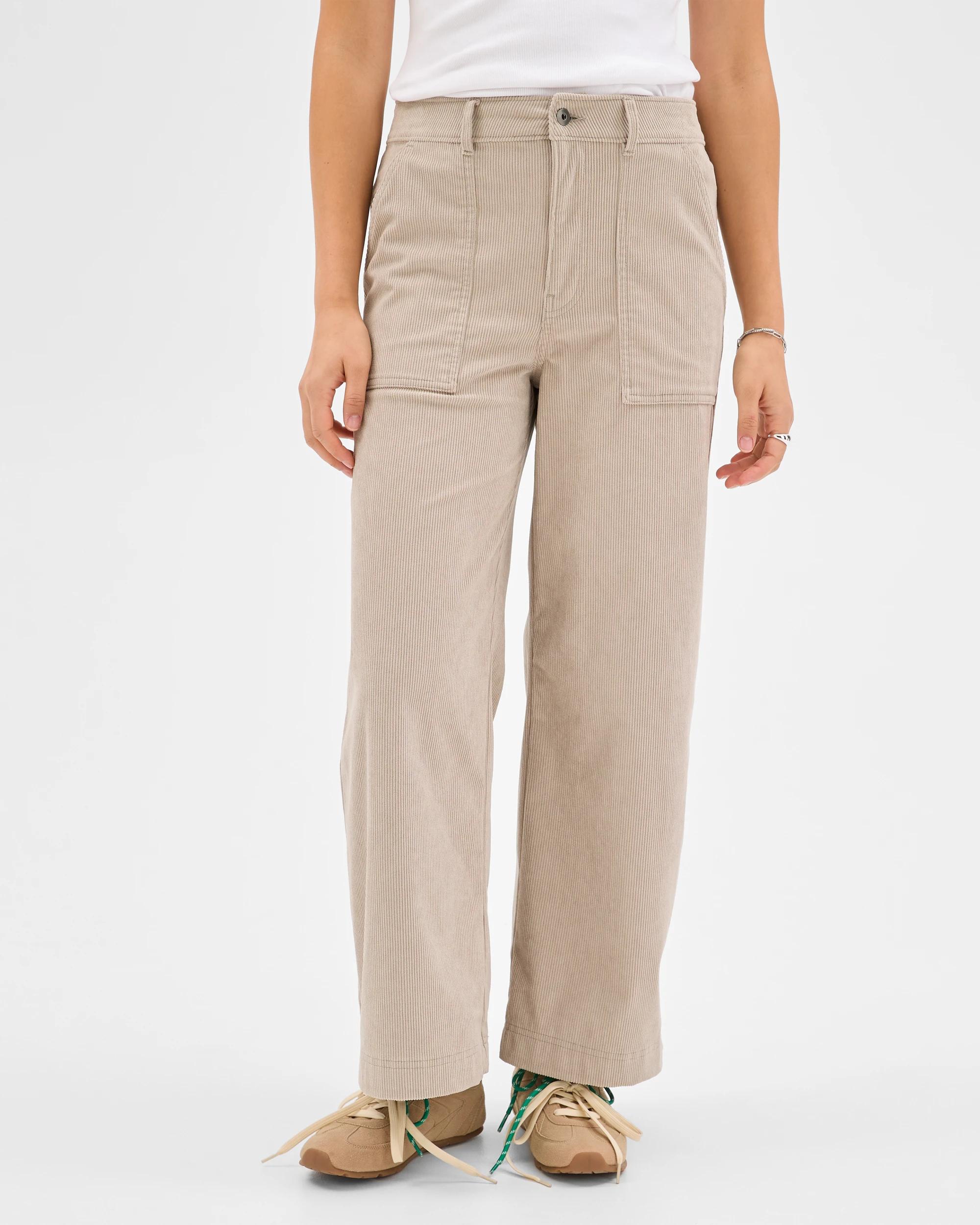 7 Target Woman Crop Length Wide Leg Corduroy Pants BIRCH, 7 of 8