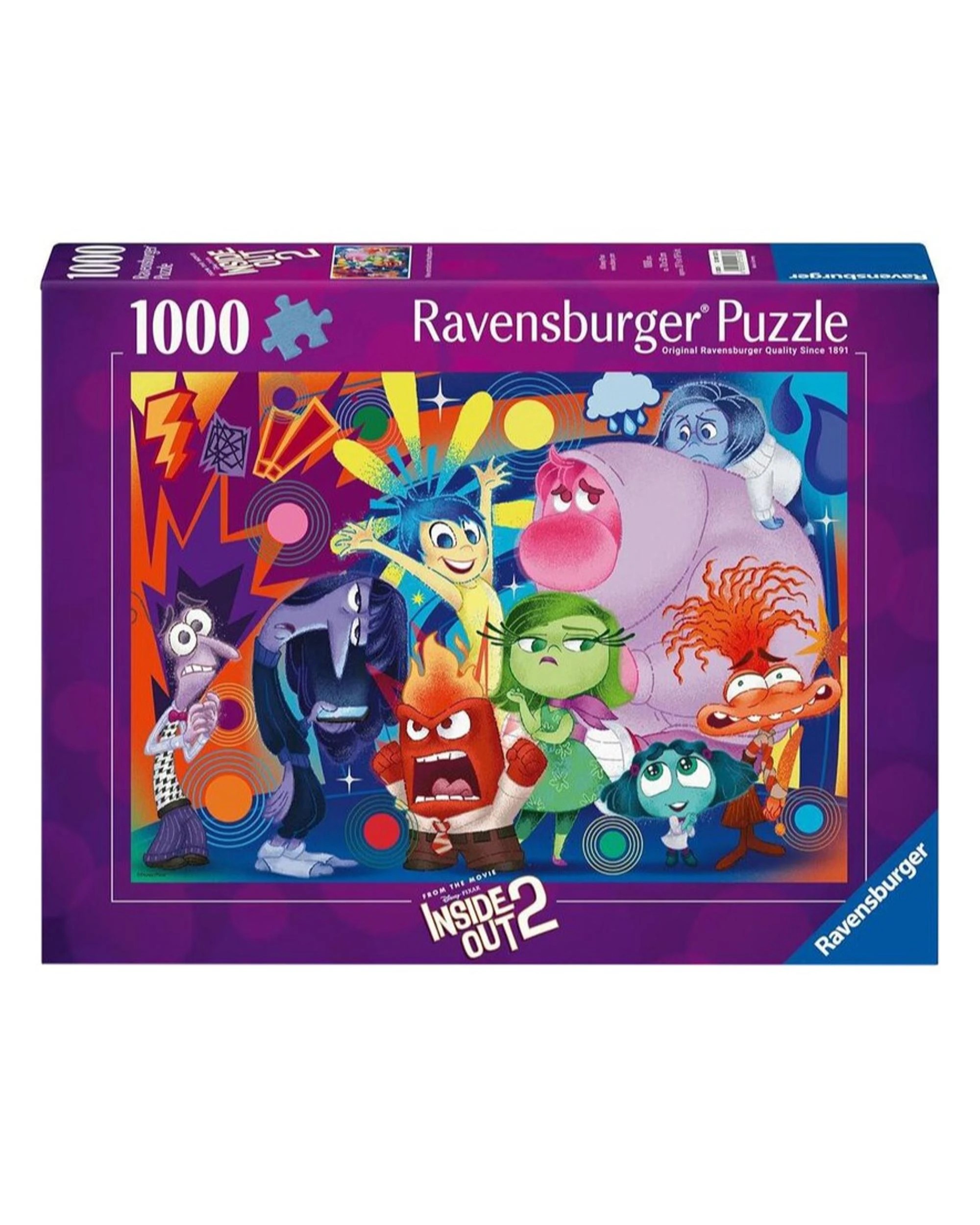1 Ravensburger Inside Out 2 Emotions at HQ 1000 Piece Puzzle, 1 of 2