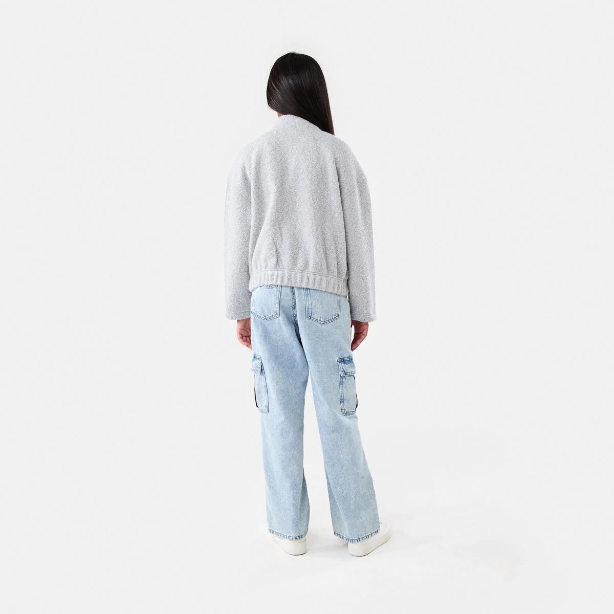 8 Melton Jacket Fleece Gry, 8 of 8