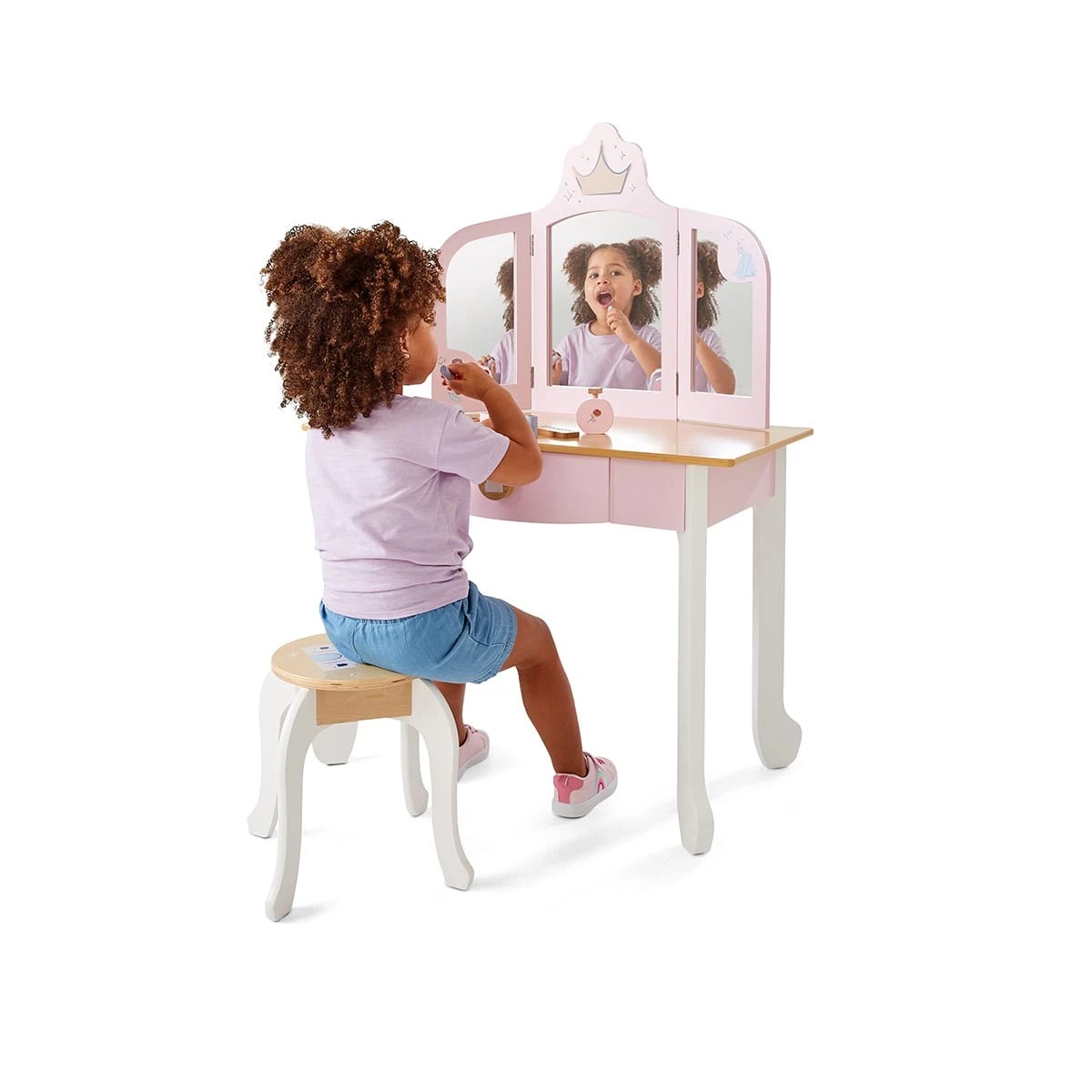 1 Disney Princess Wooden Princess Vanity, 1 of 11