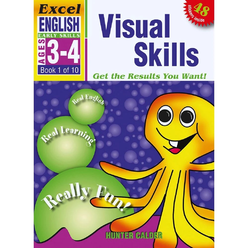 1 Excel Early Skills English Book 1 Visual Skills, 1 of 4