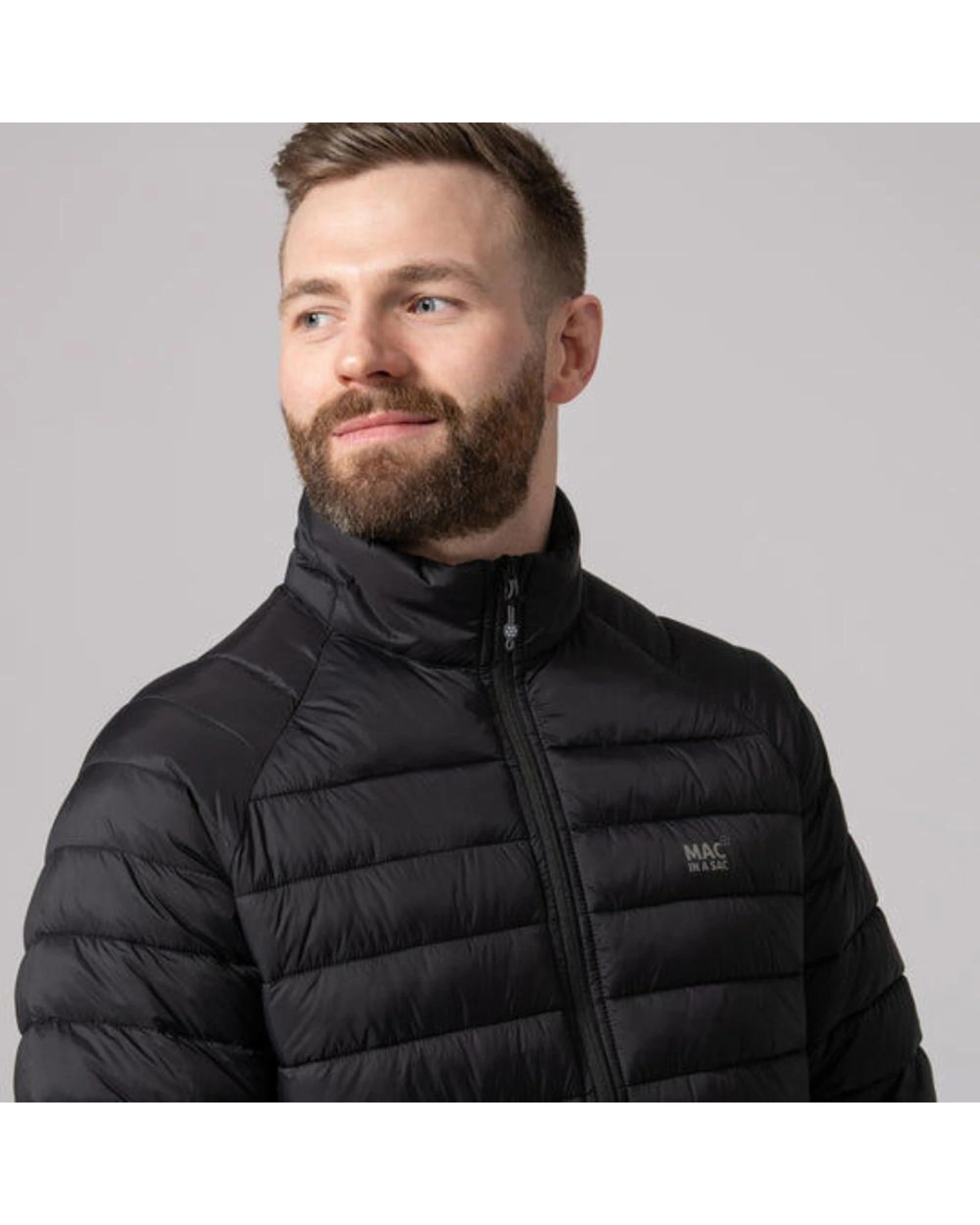 6 Mac In A Sac Synergy Packable Men's Thermolite Jacket BLACK, 6 of 7